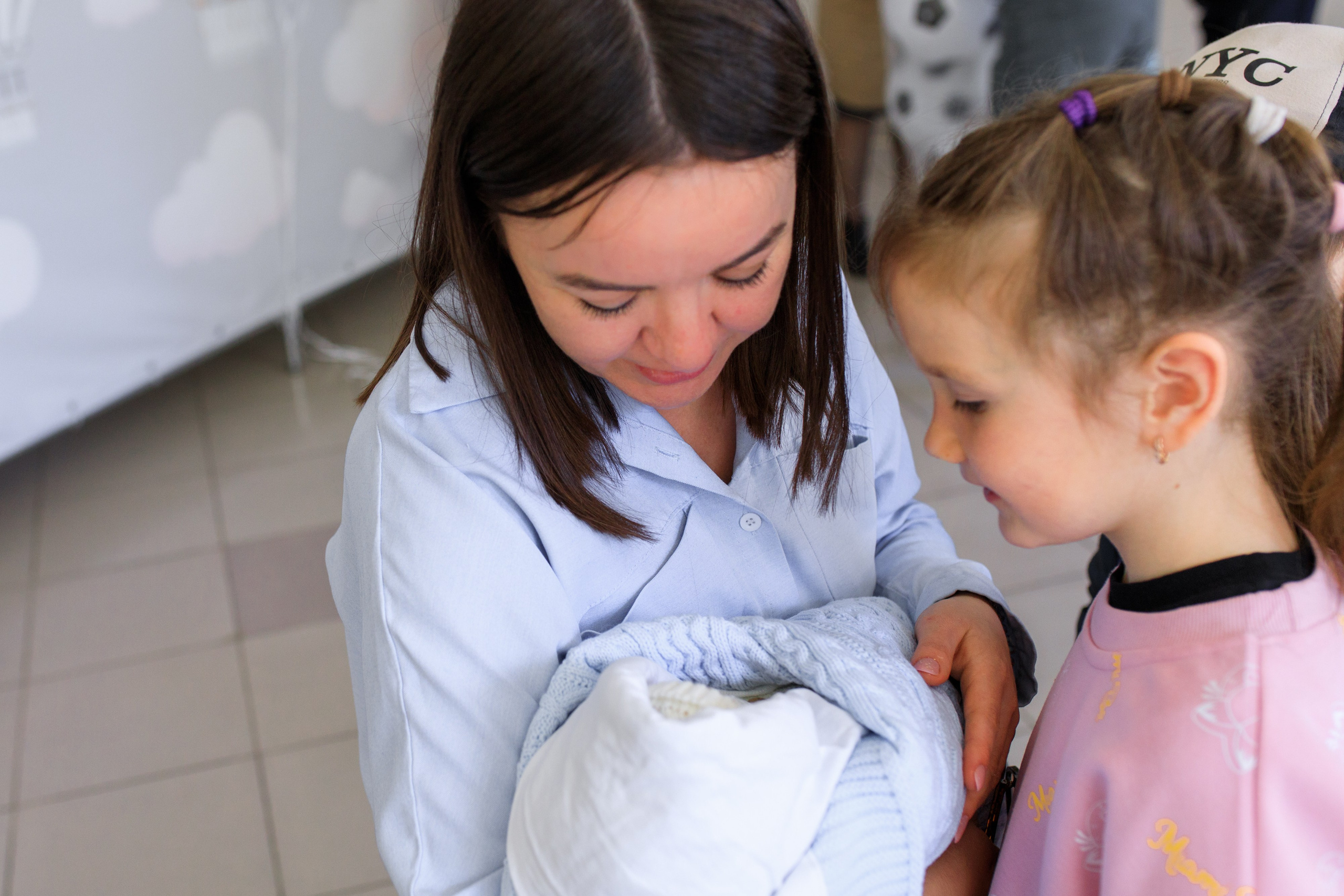 Съемка выписки из роддома. Фотограф в Уфе Ирина Идрисова