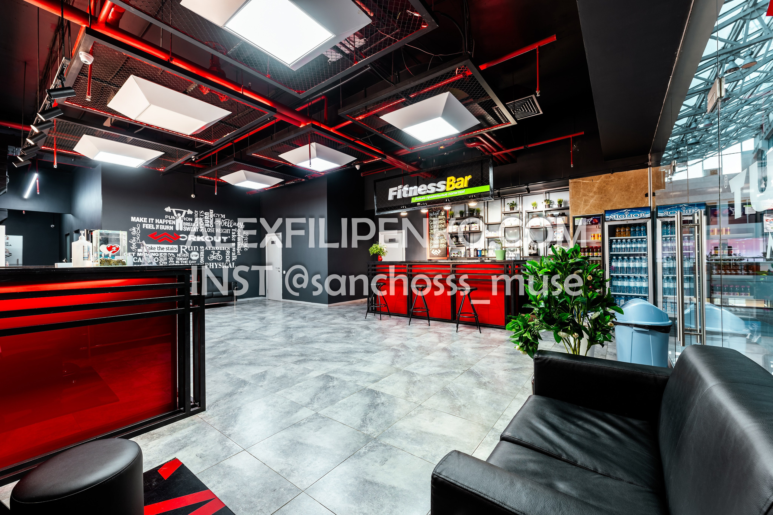 WORKOUT Достык 18. Фотограф интерьера недвижимости и архитектуры в Астане