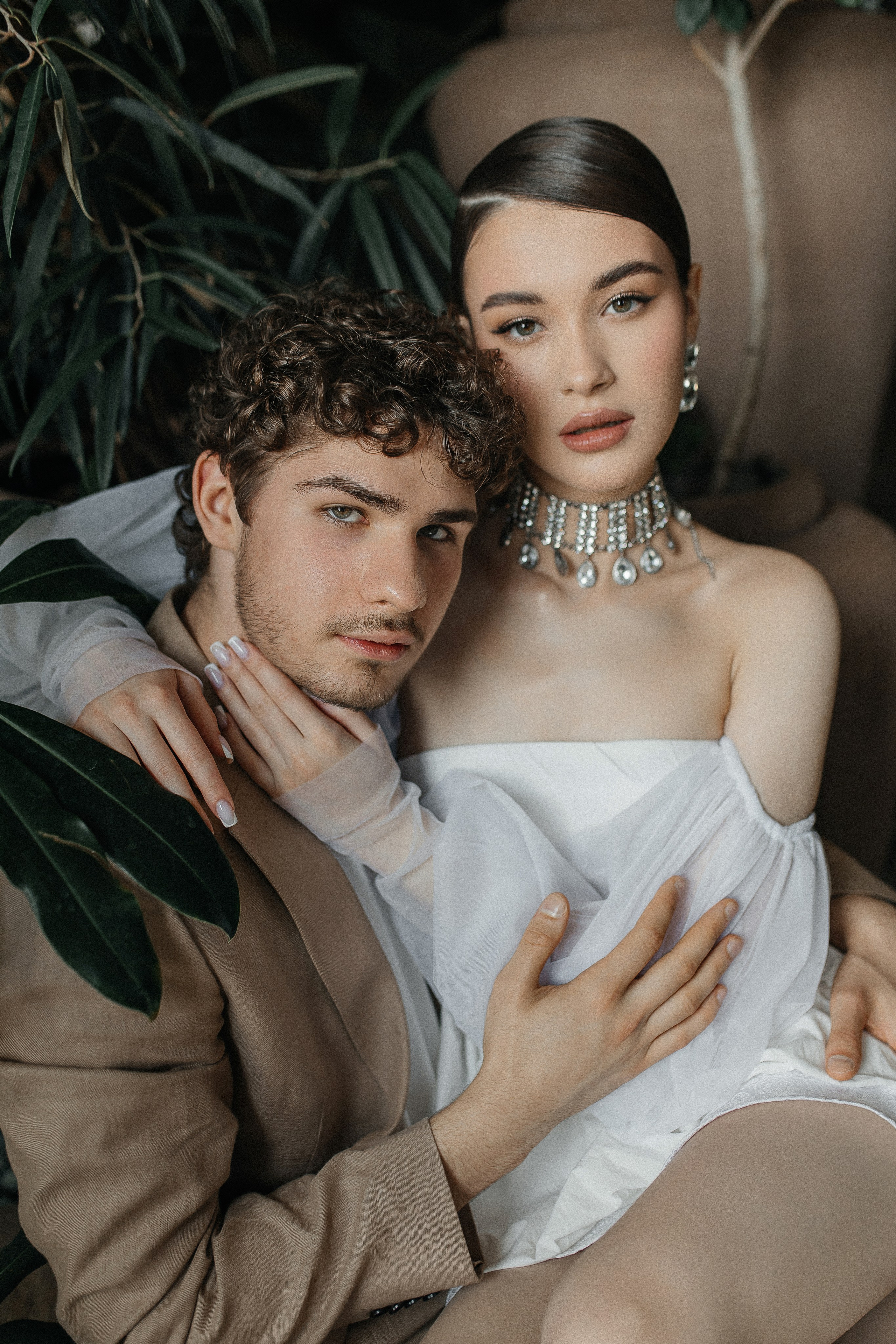 Свадебная история в оранжерее