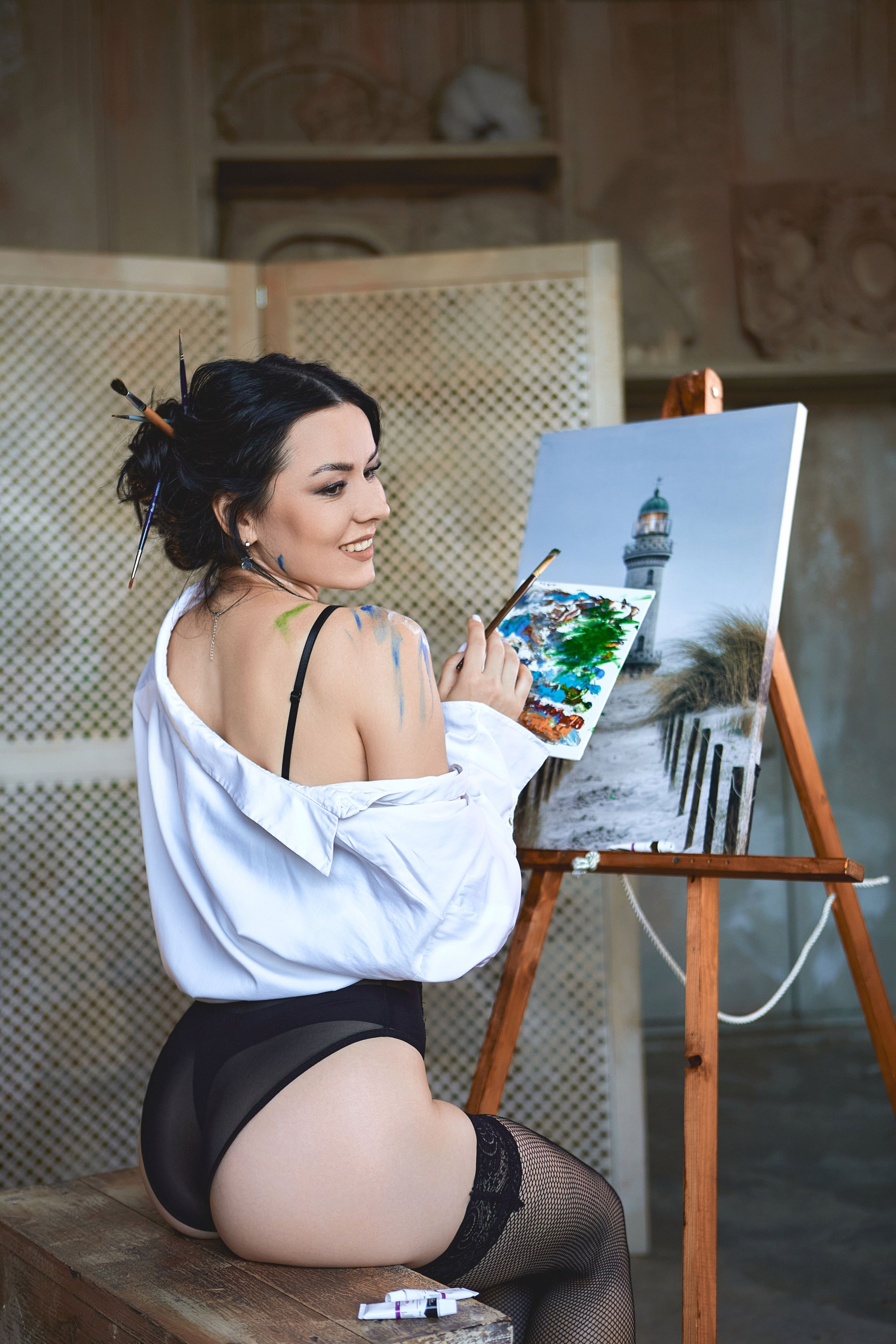 Портретная съемка в студии. Семейный и свадебный фотограф в Краснодаре Михеева Светлана