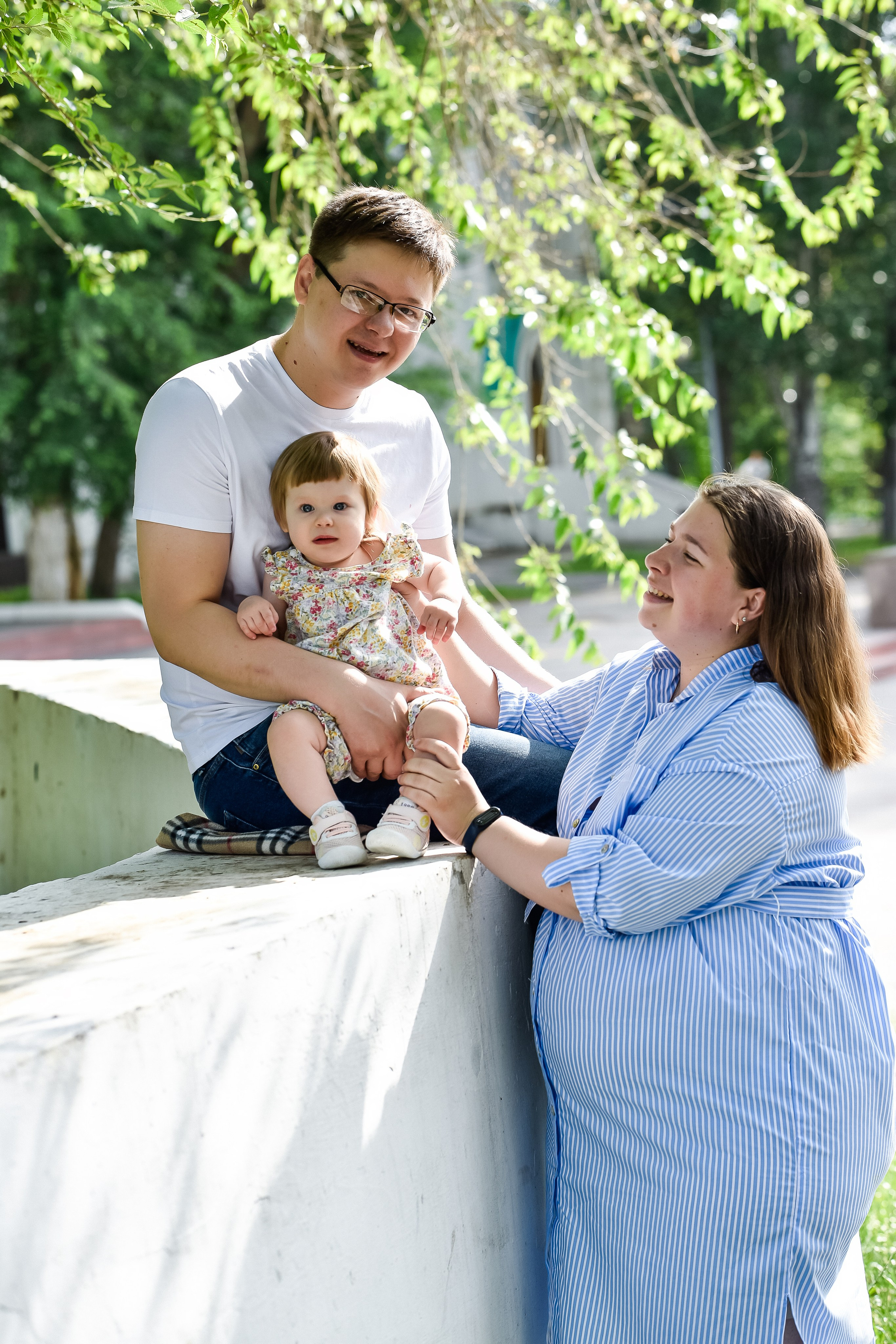 Семья Натальи, Сергея и Машеньки