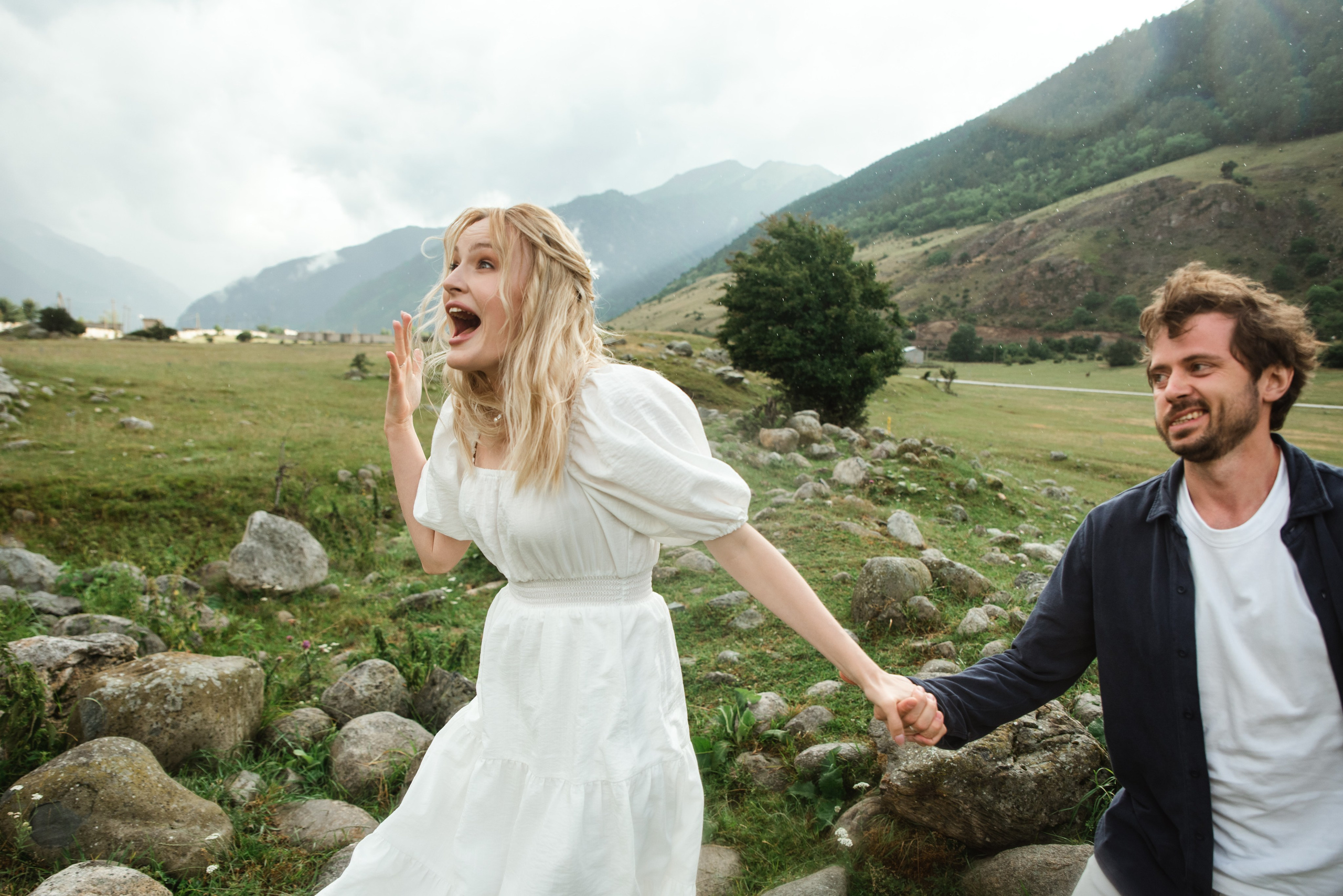 Горная романтичная и веселая история Саши и Даши. Свадебный и travel фотограф в Волгограде, Сочи, Домбае, Европе