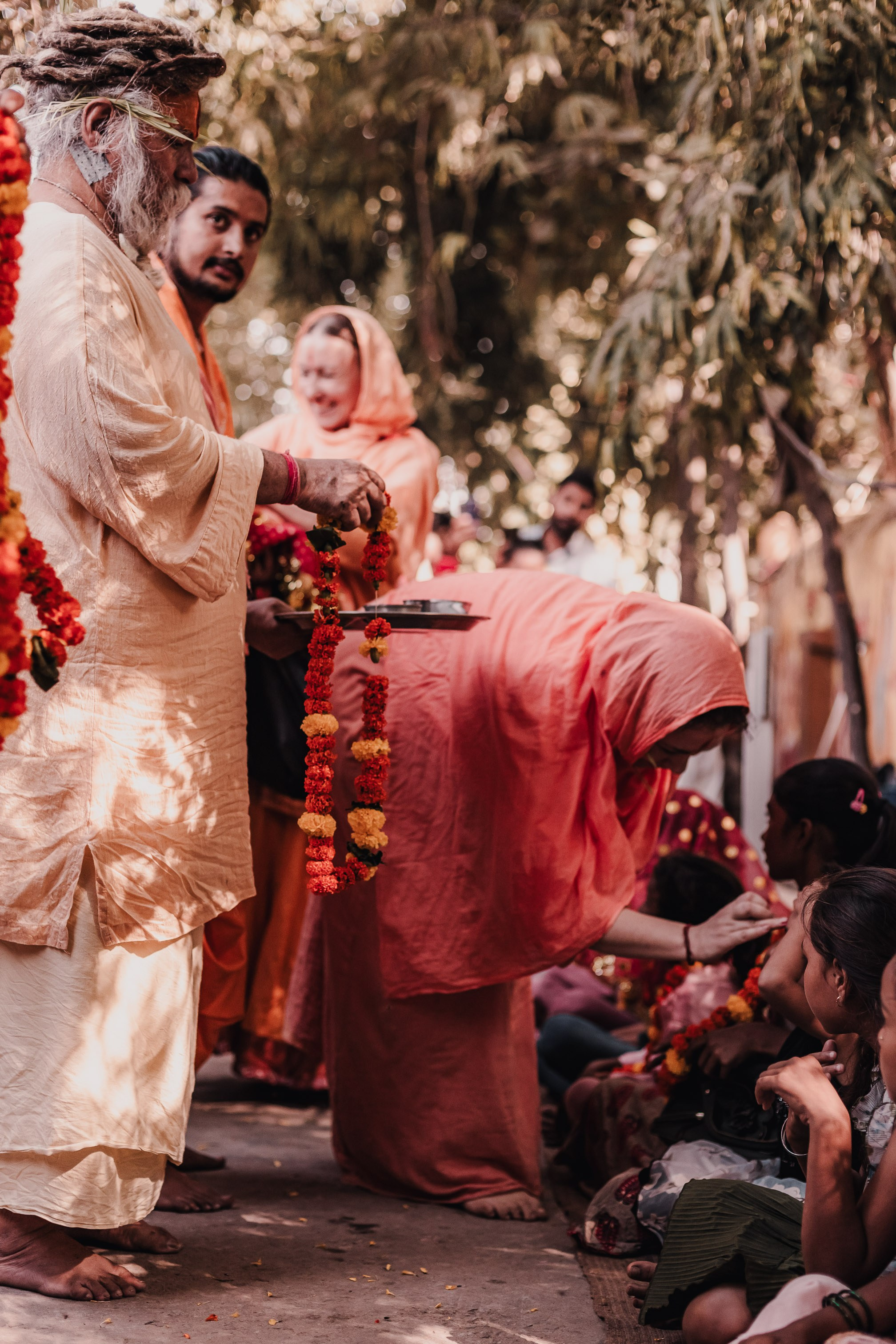 Navaratri yajna at Devraha Baba Ji ashram. Мариам Багдасарян
