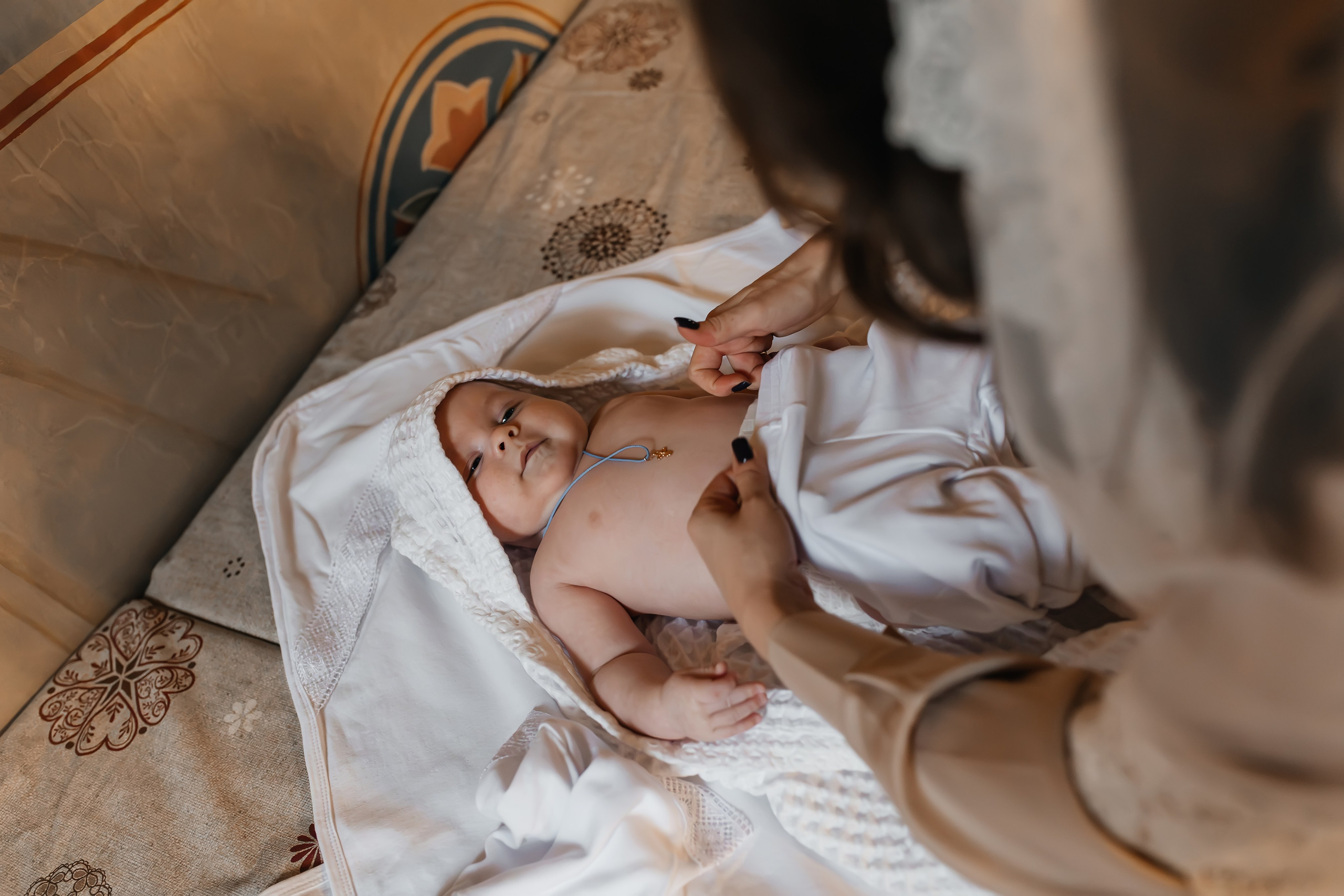 Крещение Гордея и Степана в Храме  Успения Пресвятой Богородицы в Троице-Лыково. Фотограф на крещение и венчание Москва  Надежда Баланина