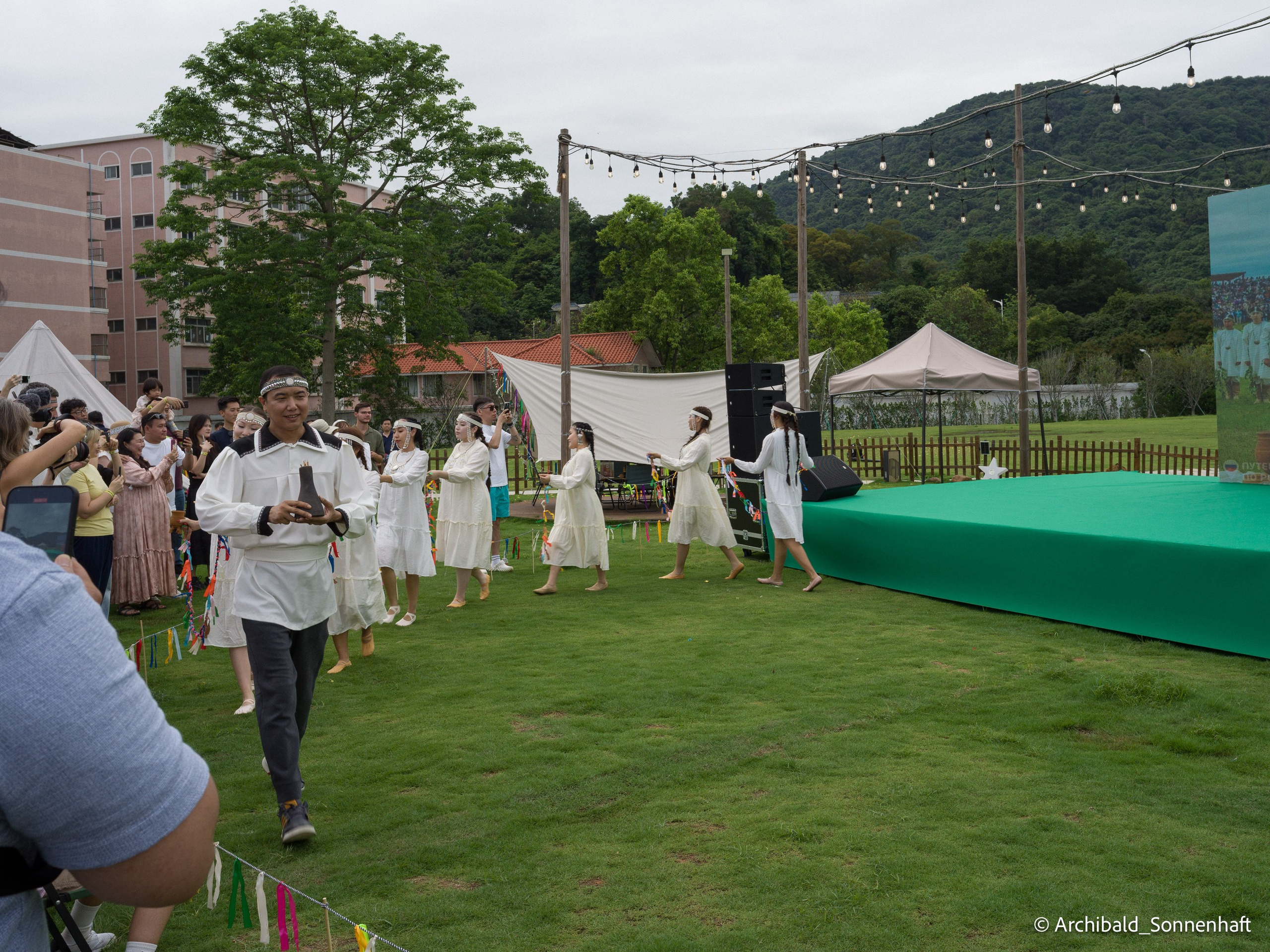 Yakuts festival of rebirth of nature after a hard winter. Photographer in Guangzhou, China. Archibald Sonnenhaft
