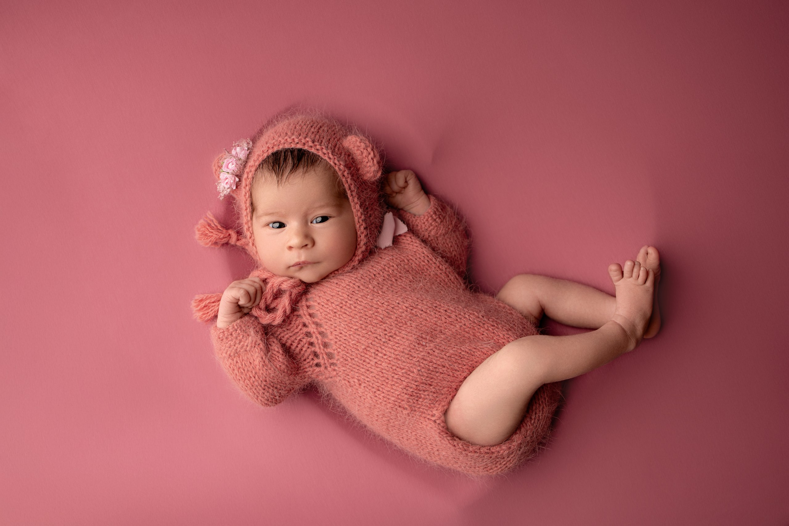 Алеся, 11 дней. Фотограф новорожденных newborn ньюборн в Москве