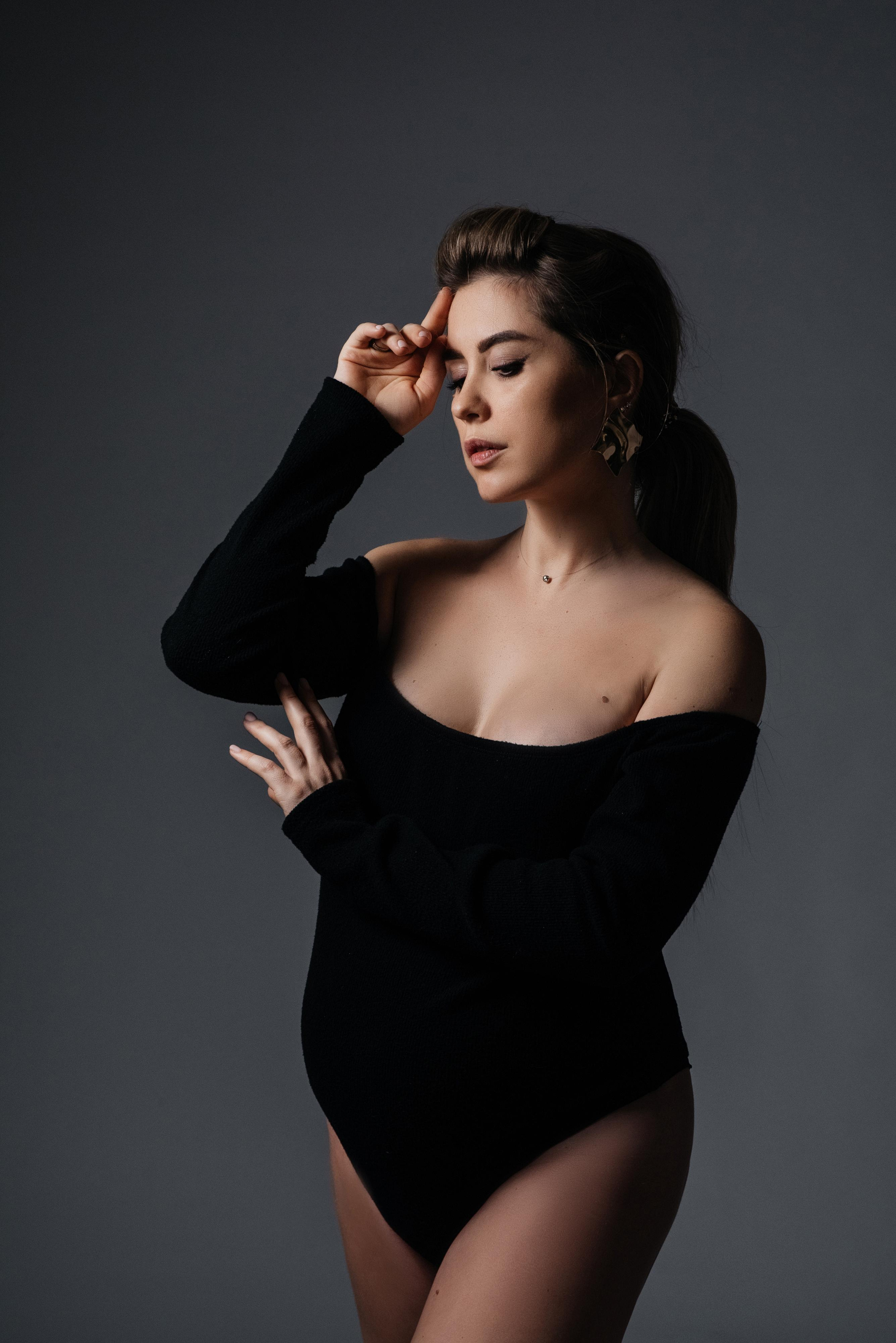 Съемка беременности в стиле VOUGE