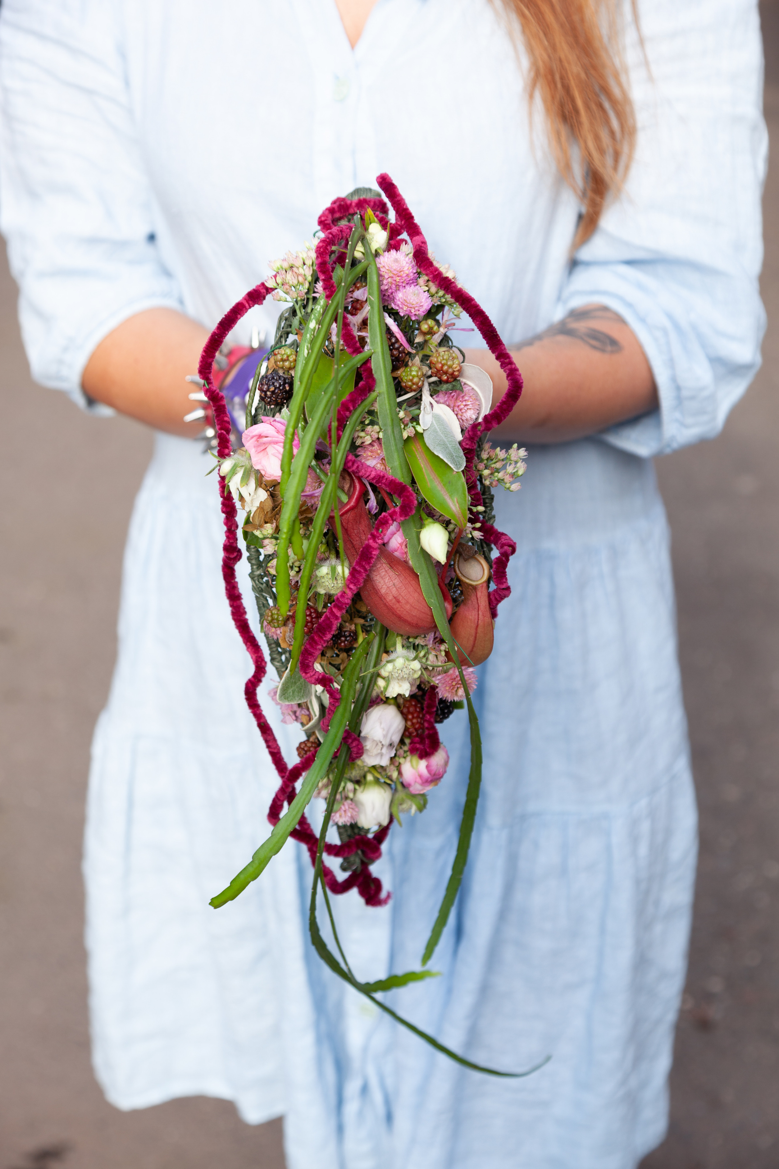 Свадебный букет в монтажной технике, работа Марии Полещук. Maria Poleshchuk, commercial photographer in Sydney
