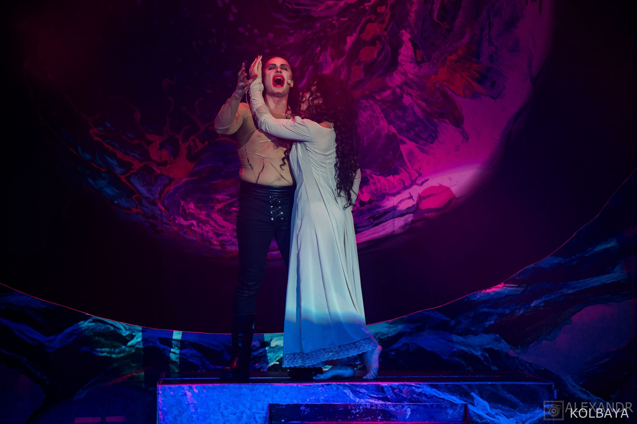 Мюзикл Дракула. Концертный и театральный репортажный фотограф в Москве Александр Колбая