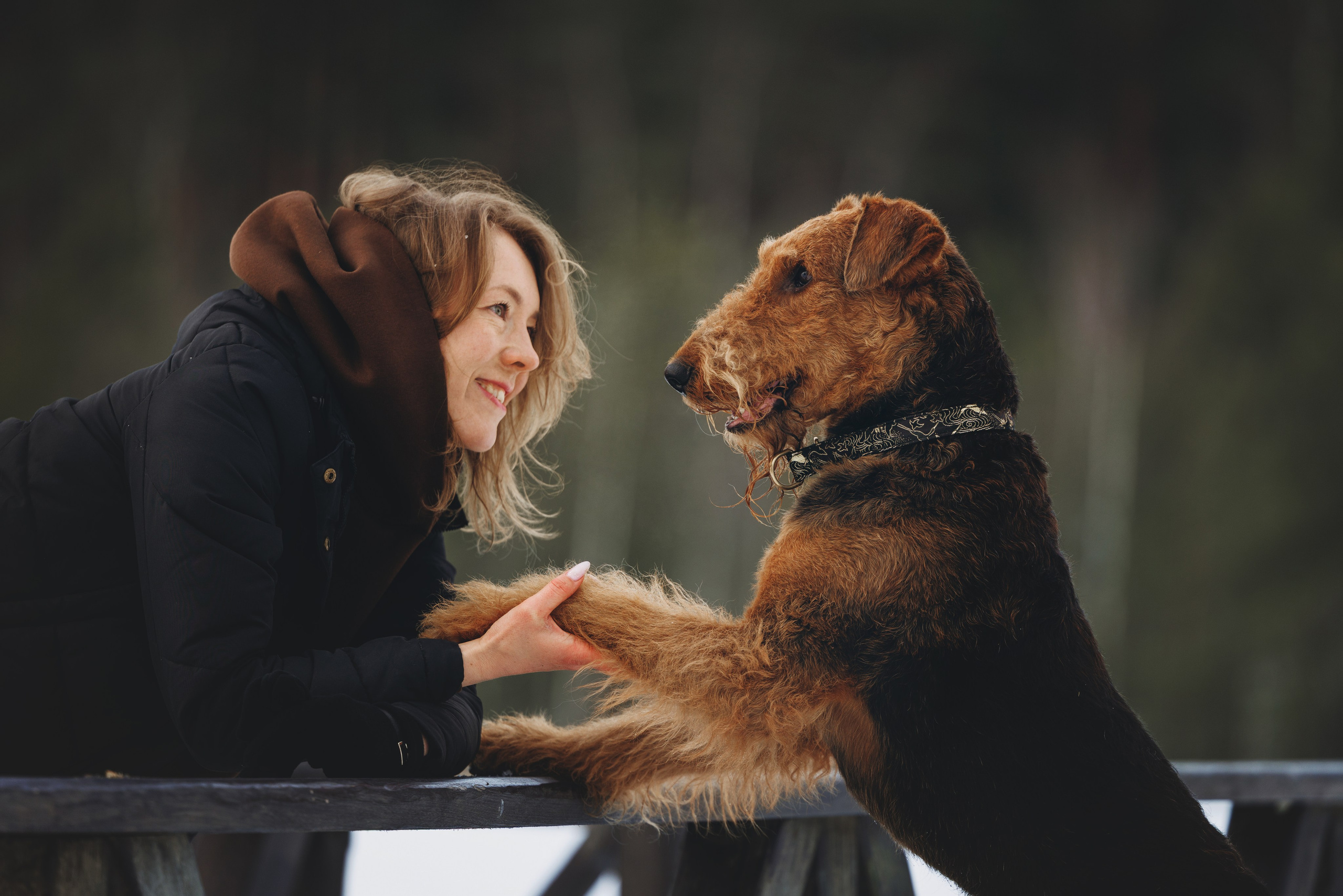 Оля и Хард. Фотограф анималист Осипчикова Мария