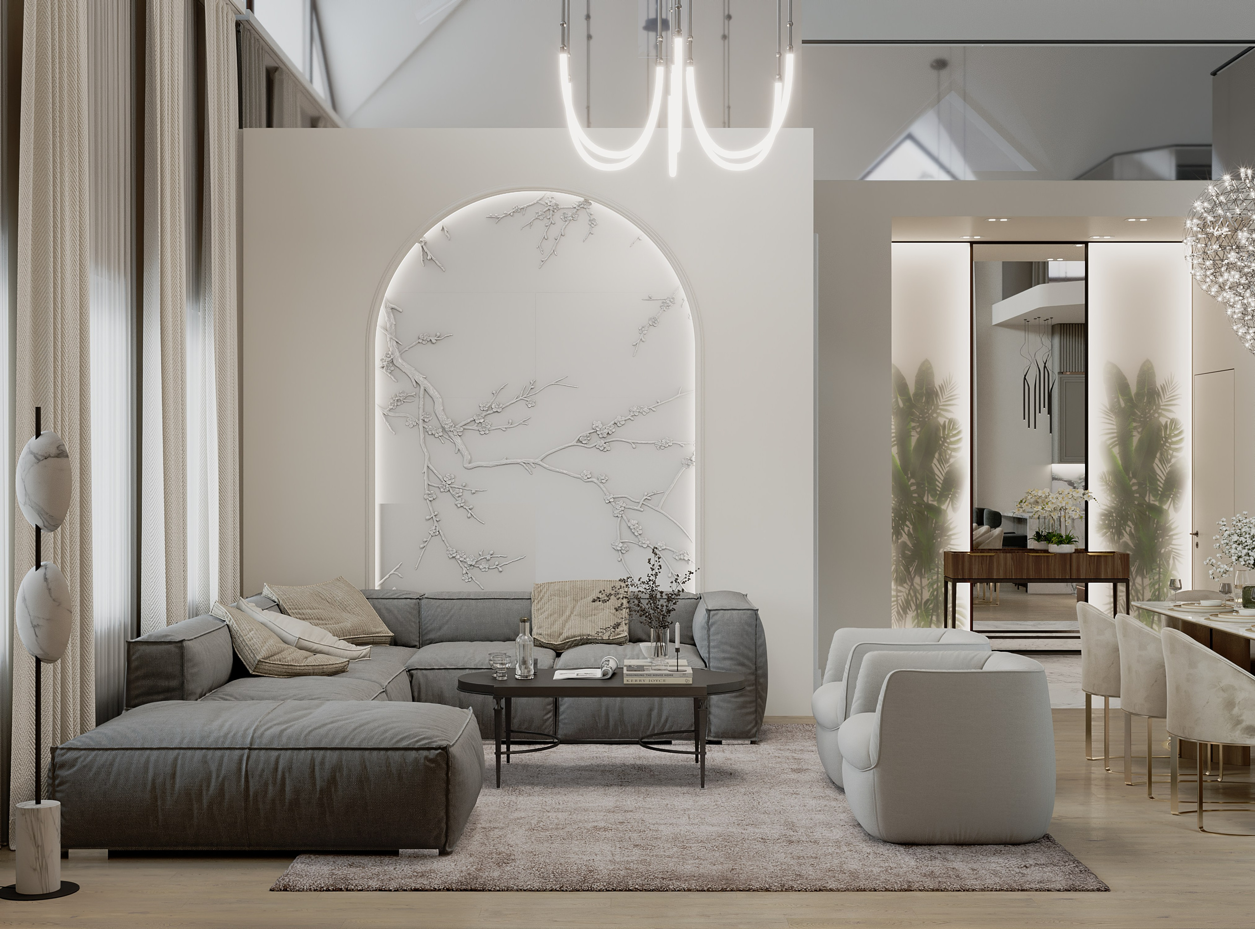 Дом, Красногорск. Modern Muf студия дизайна интерьера