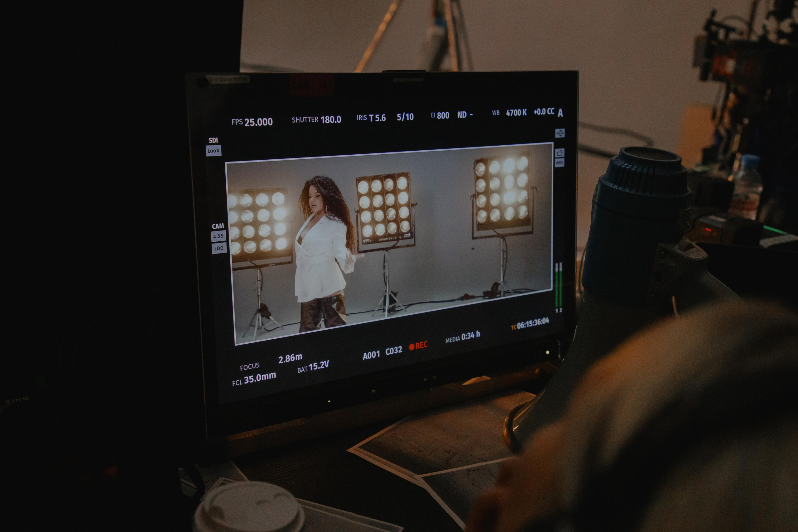 Съемка клипа Юлианны Карауловой и Бьянки. Фотограф в Москве и Санкт-Петербурге Дарина