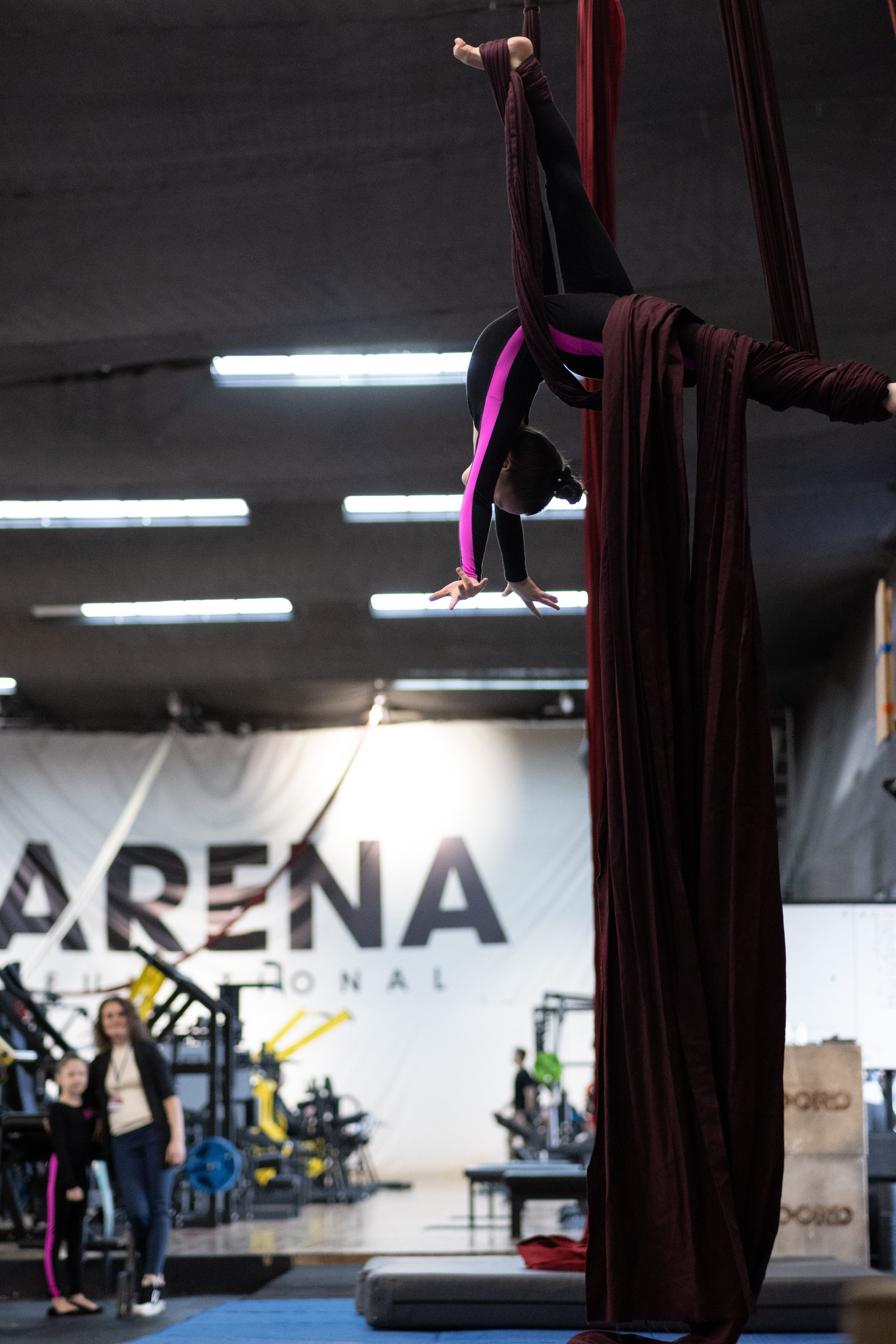 Внутриклубные соревнования по воздушной гимнастике 02.04.23