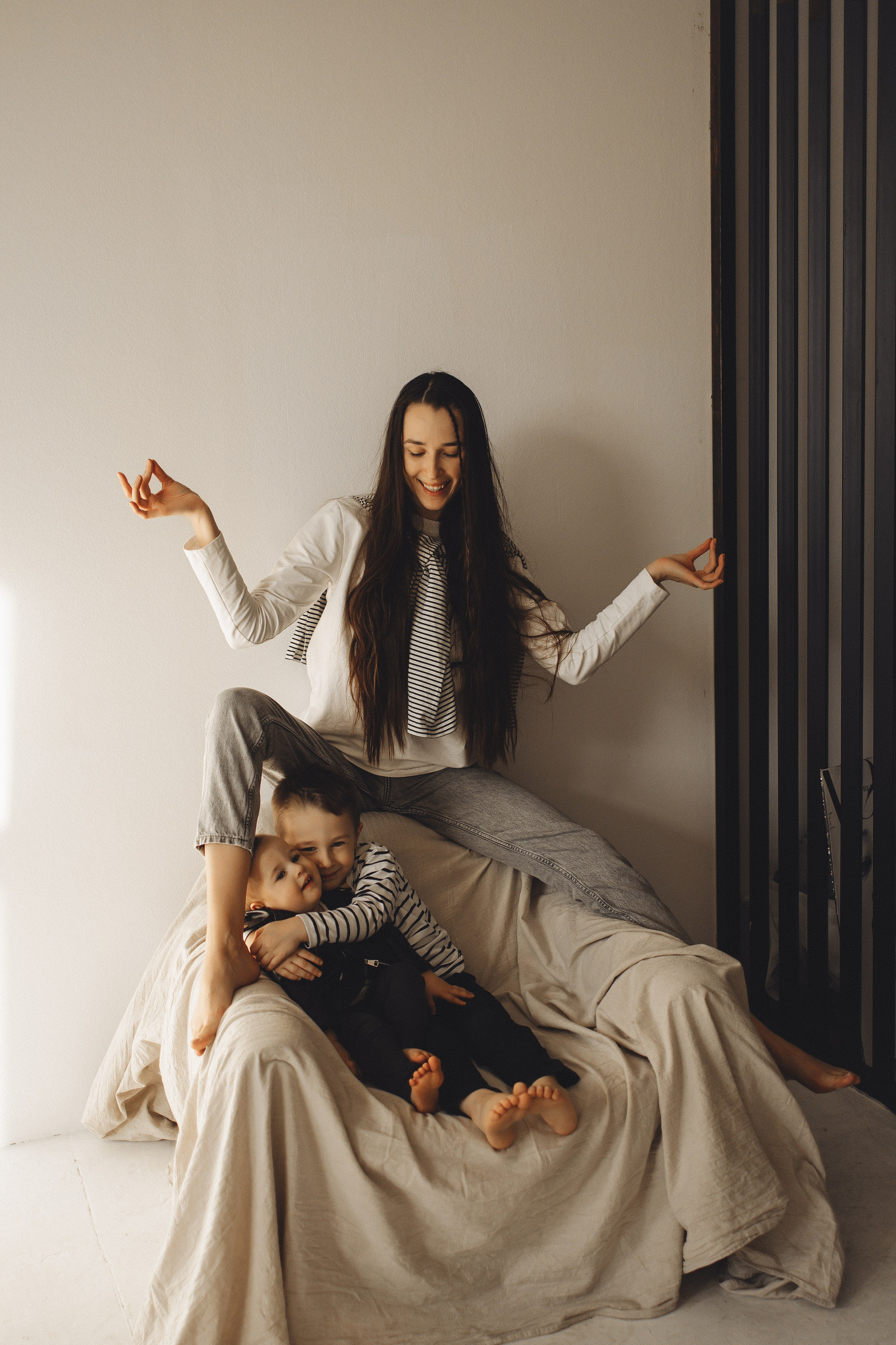 Семейная история в студии. Семейный и детский фотограф, таганрог, ростов-на-дону