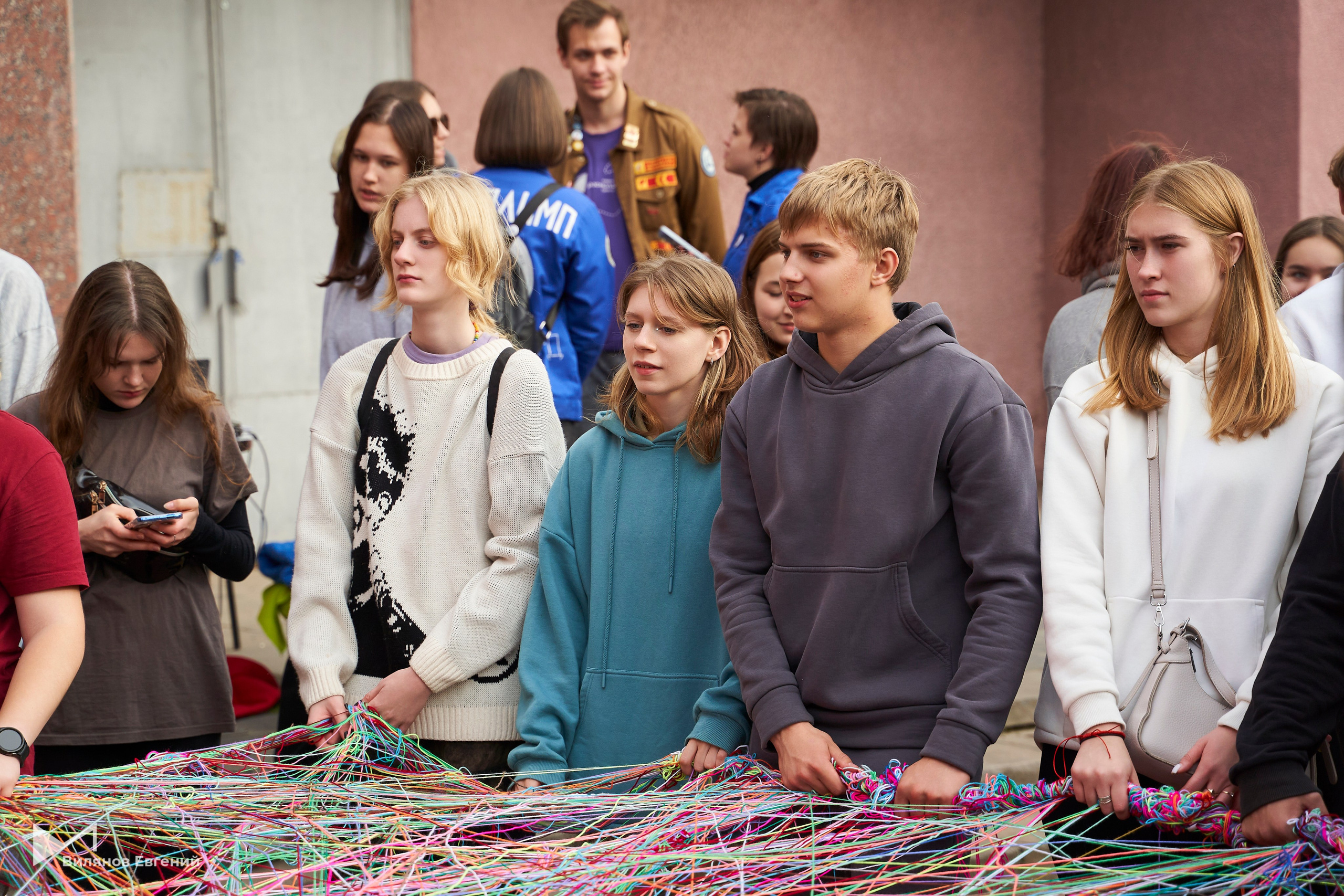 Мероприятие «Веревка» для первокурсников ННГАСУ. Репортажный фотограф Вилянов Евгений. Нижний Новгород