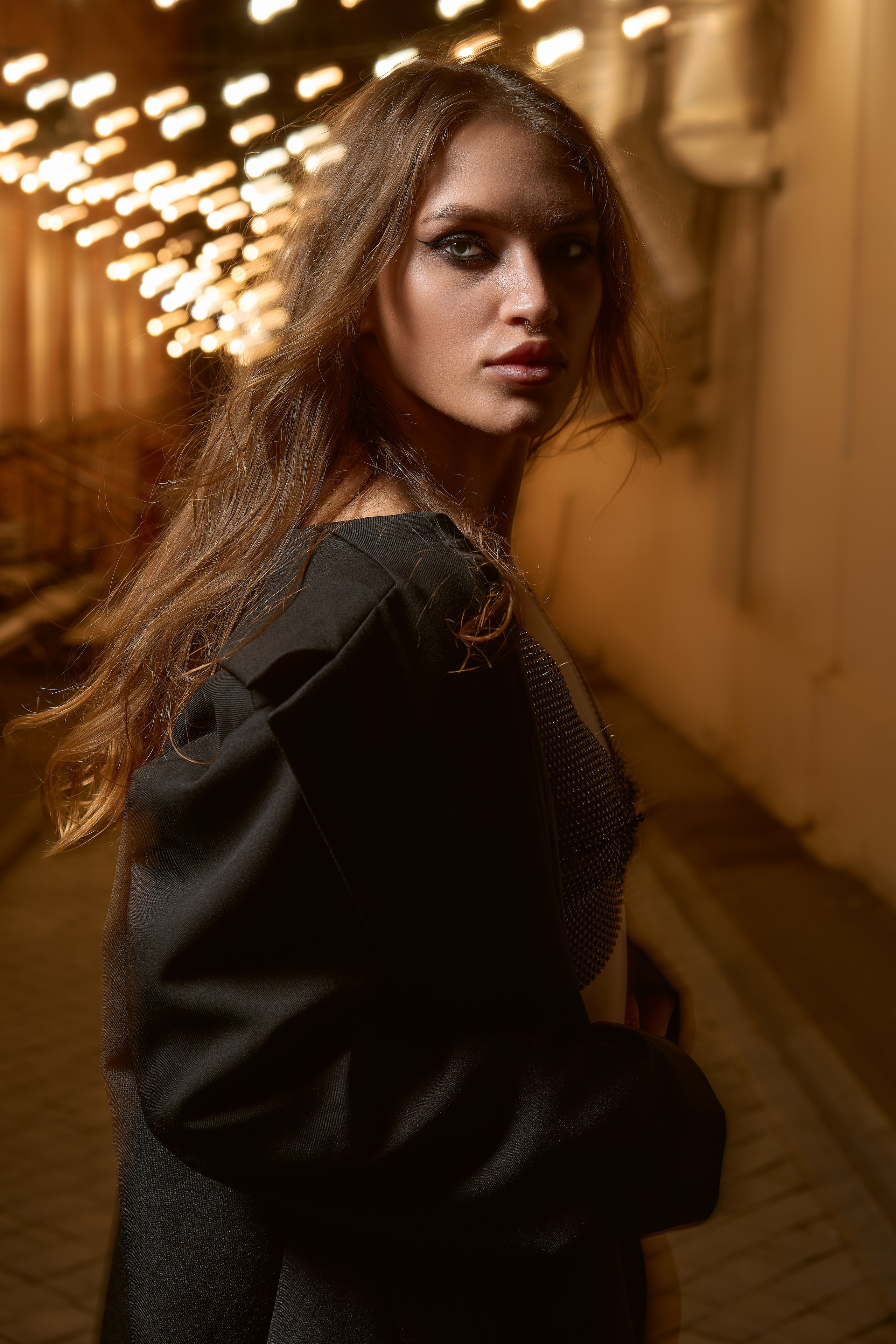 Импульсный свет на улице