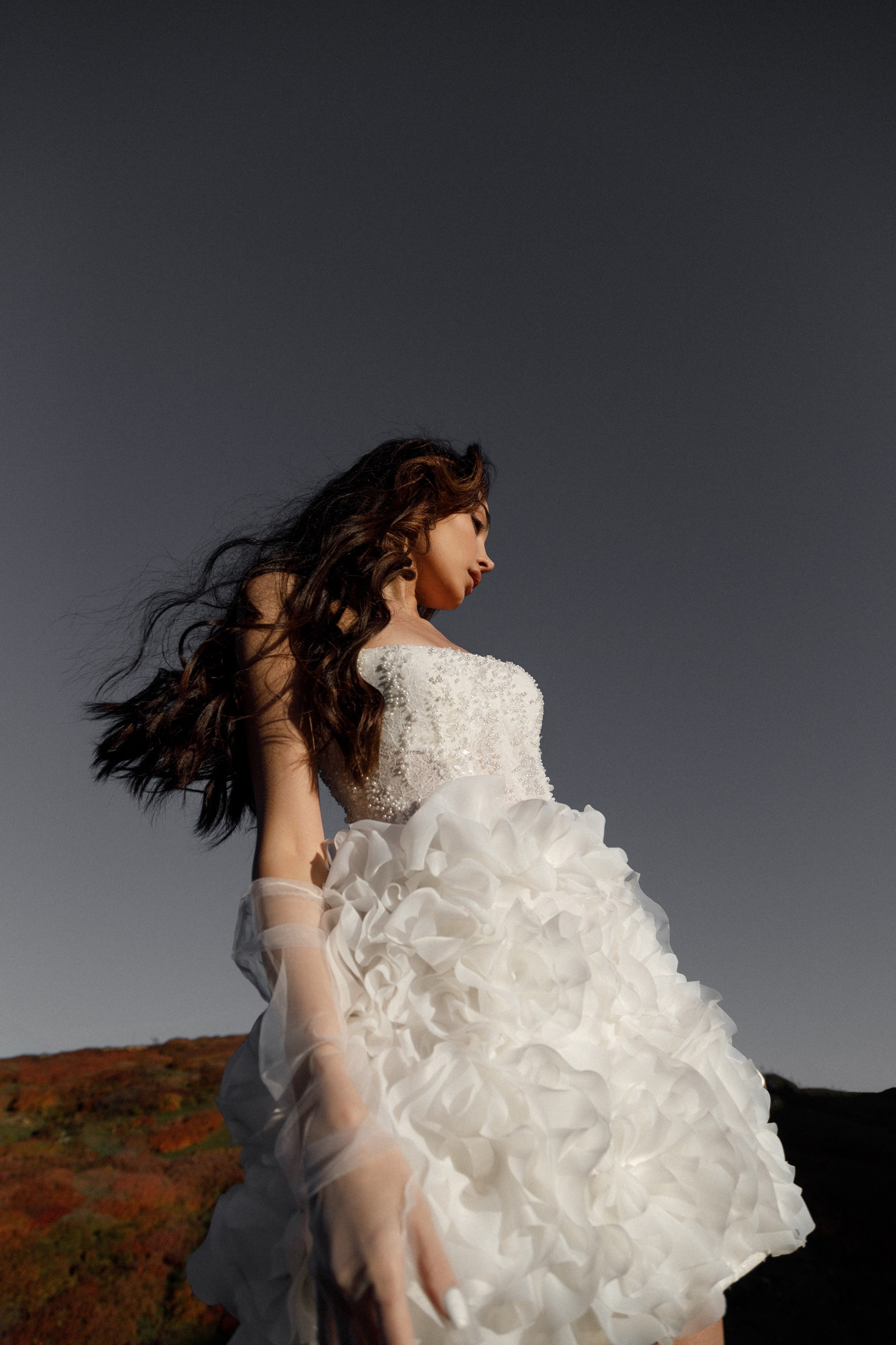 Свадьба в горах на закате