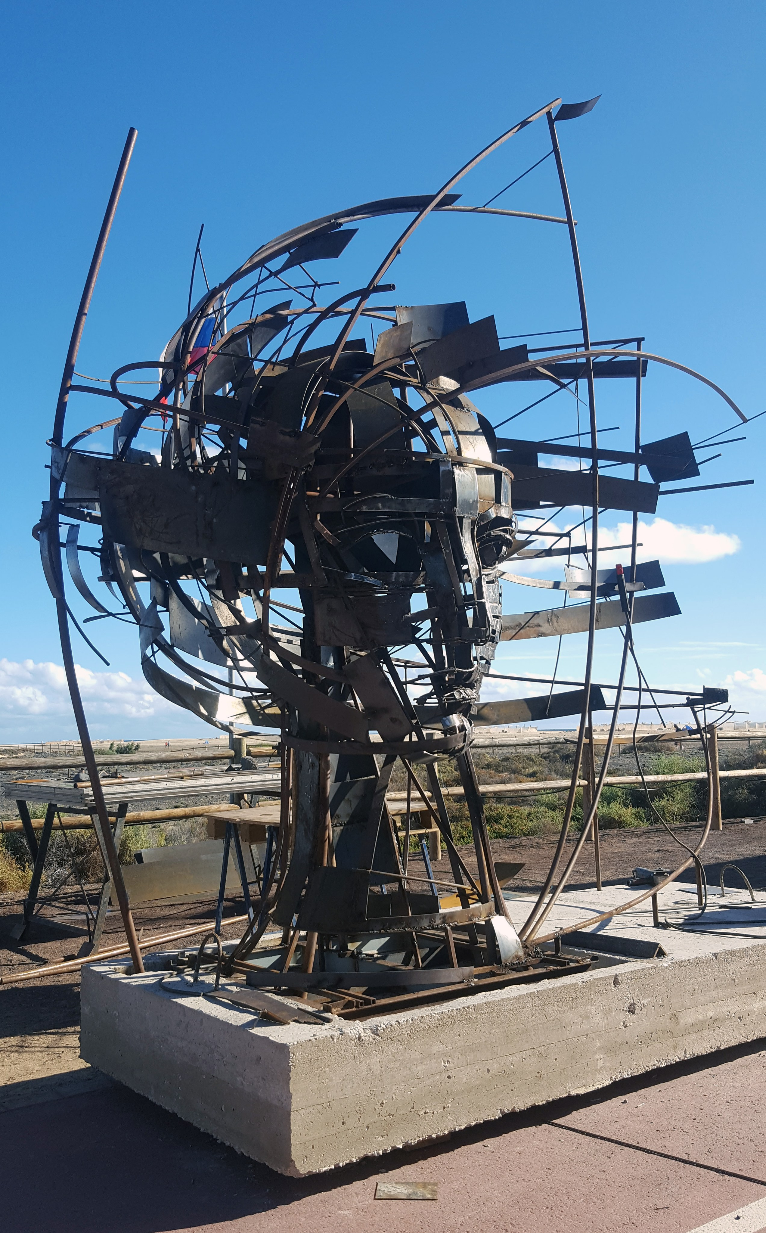 Фуэртевентура /Испания/Канарские острова/2016. Художник — скульптор Антонина Фатхуллина