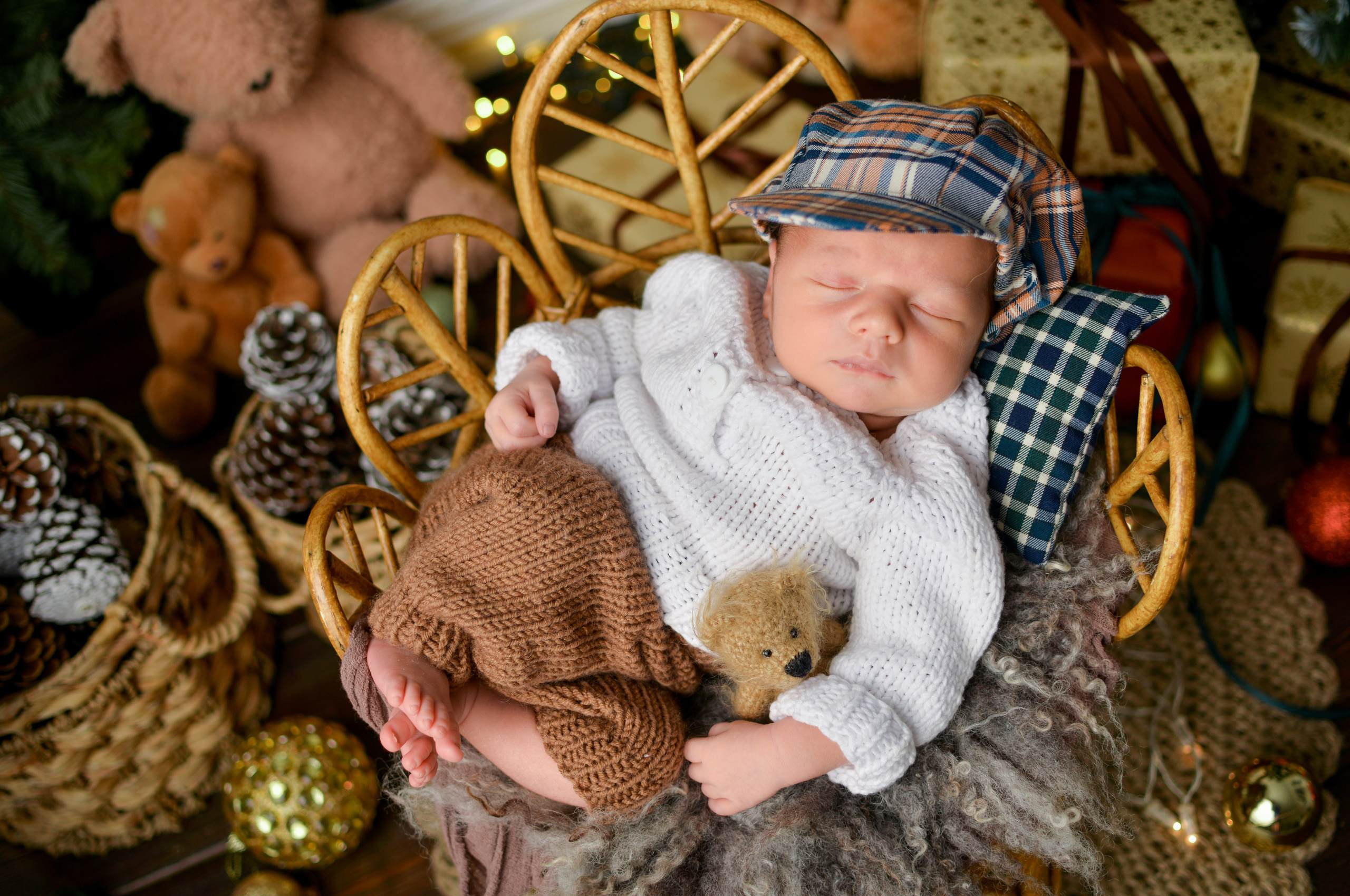 Съёмка новорожденного Льва. Фотограф новорожденных Краснодар Малышенко Надежда