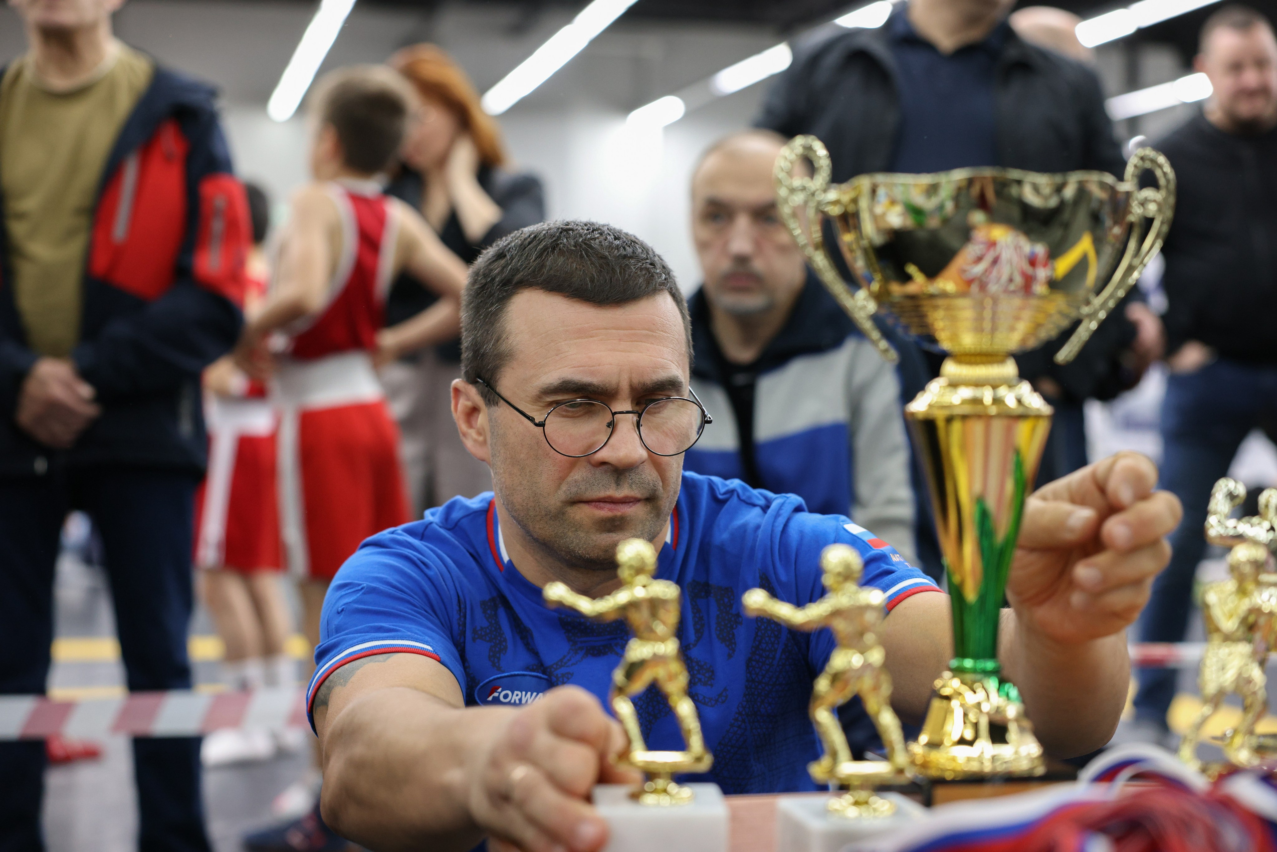 Открытый ринг «кубок ООО «ТЭК НеваСпецТяж». Фотограф Александр Заломаев