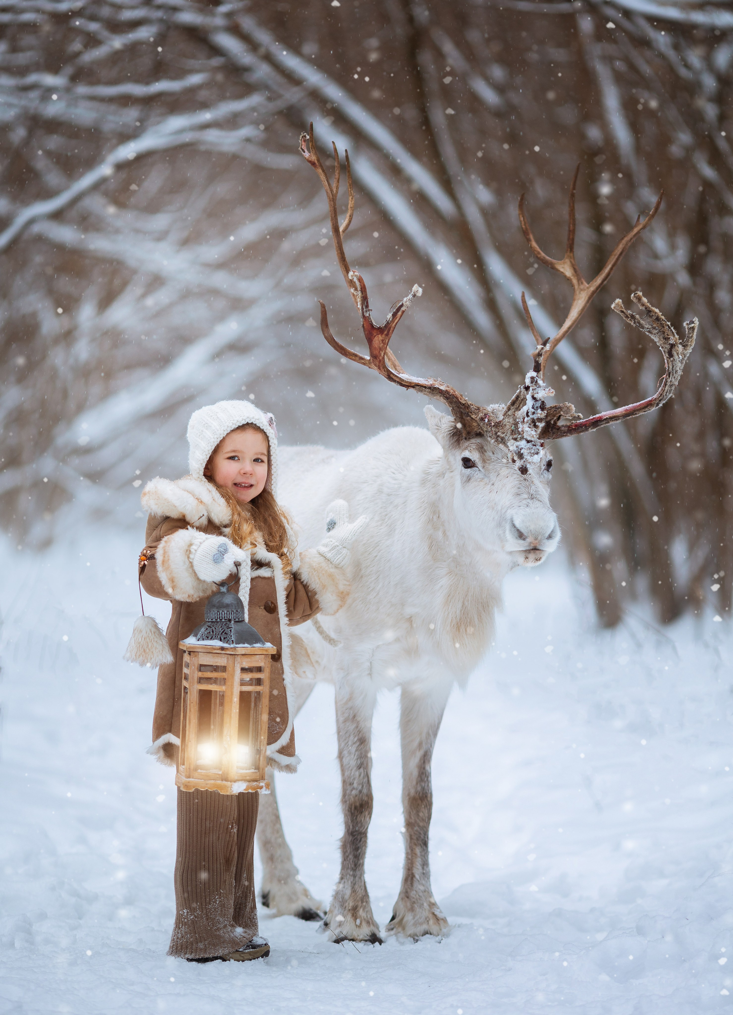 Фотосессии с оленями. Фотограф Лия Милк | Москва, Подмосковье