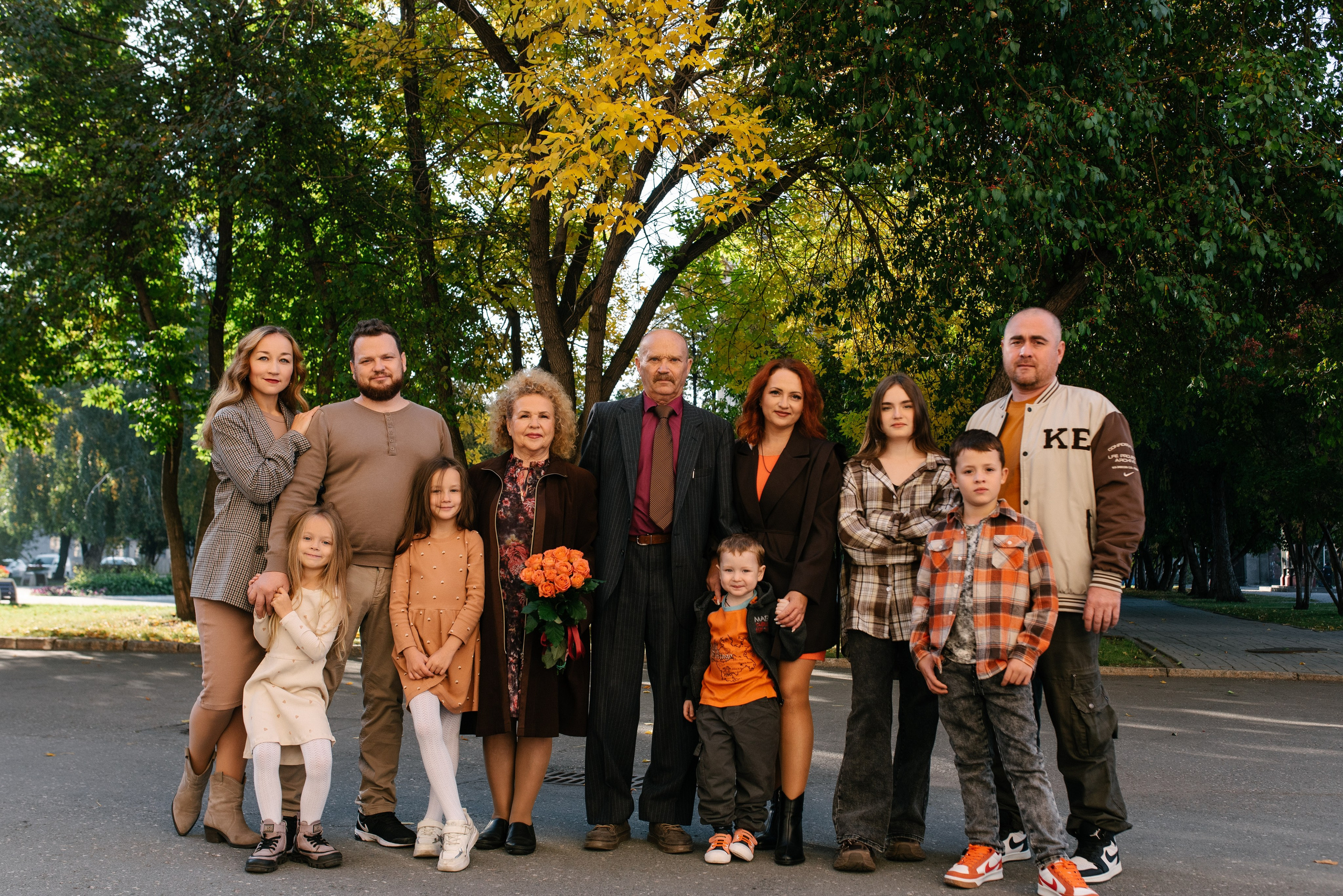 Большая семейная съемка. Фотограф в Новосибирске Анастасия Курто