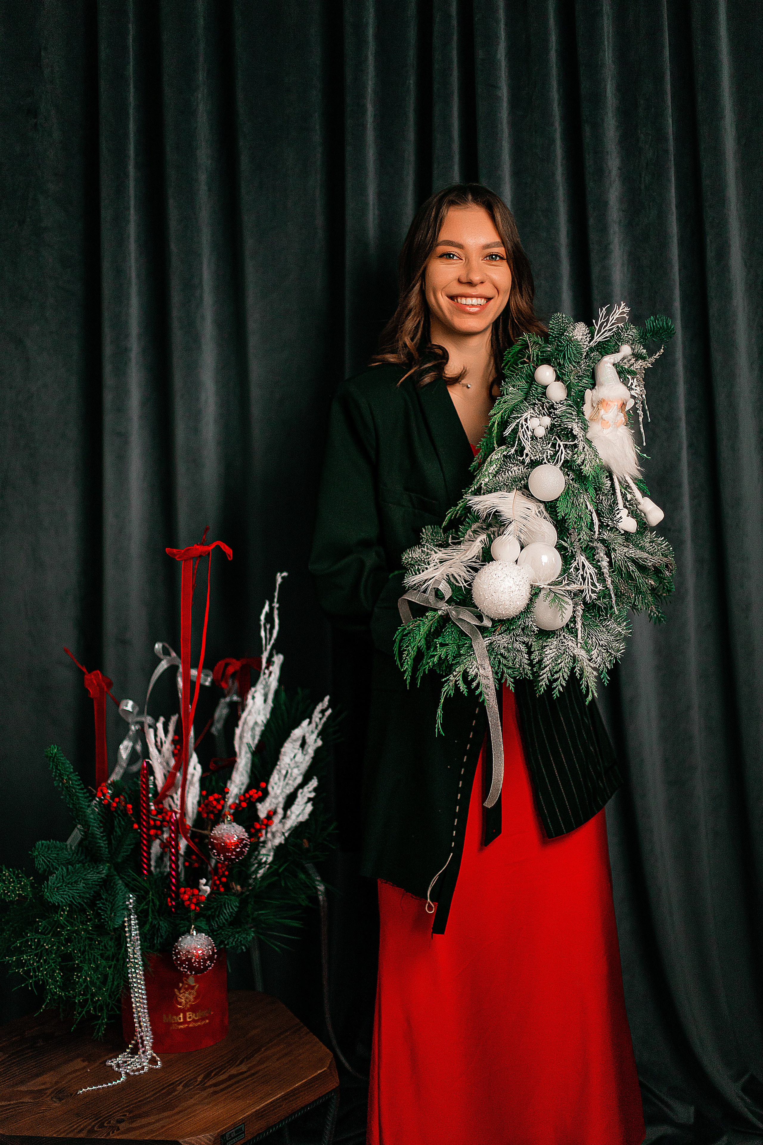 Новогодняя съемка для цветочного бутика. Семейный и индивидуальный фотограф в Ростове-на-Дону