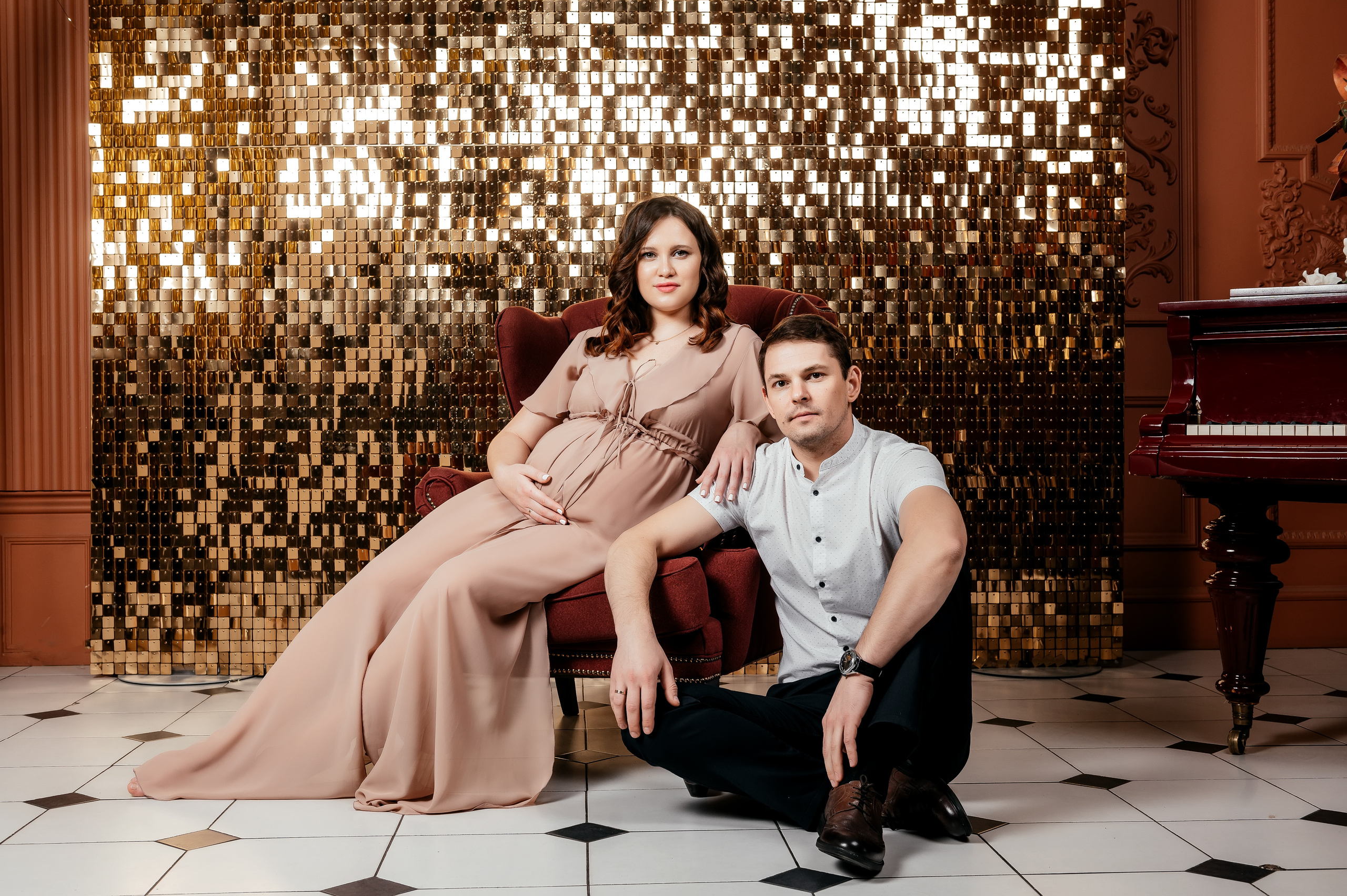 Полина + Денис, фотостудия Famous studios. Свадебный и семейный фотограф Виктория Носачёва. Щелково, Москва и МО