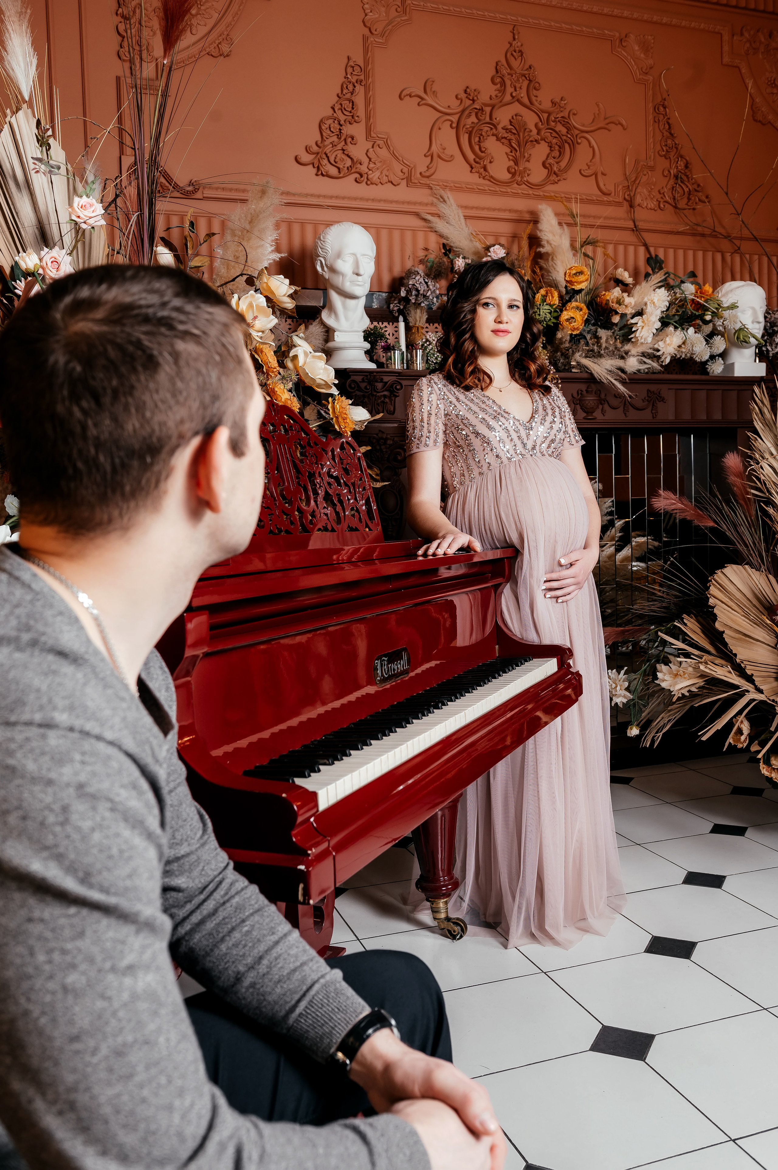 Полина + Денис, фотостудия Famous studios. Свадебный и семейный фотограф Виктория Носачёва. Щелково, Москва и МО