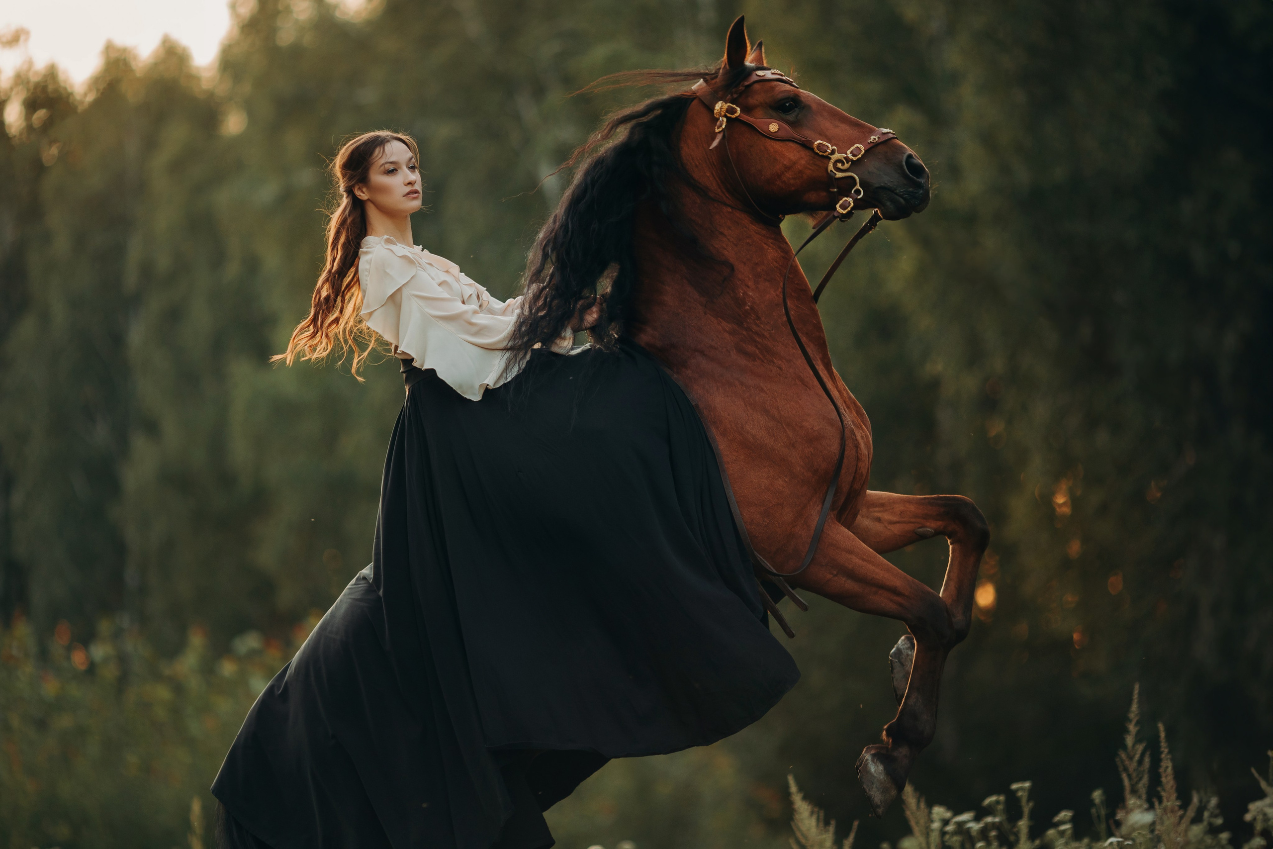 Саша&Настя. Анна Молчанова конный фотограф в Тюмени | фотосессии с лошадьми Тюмень