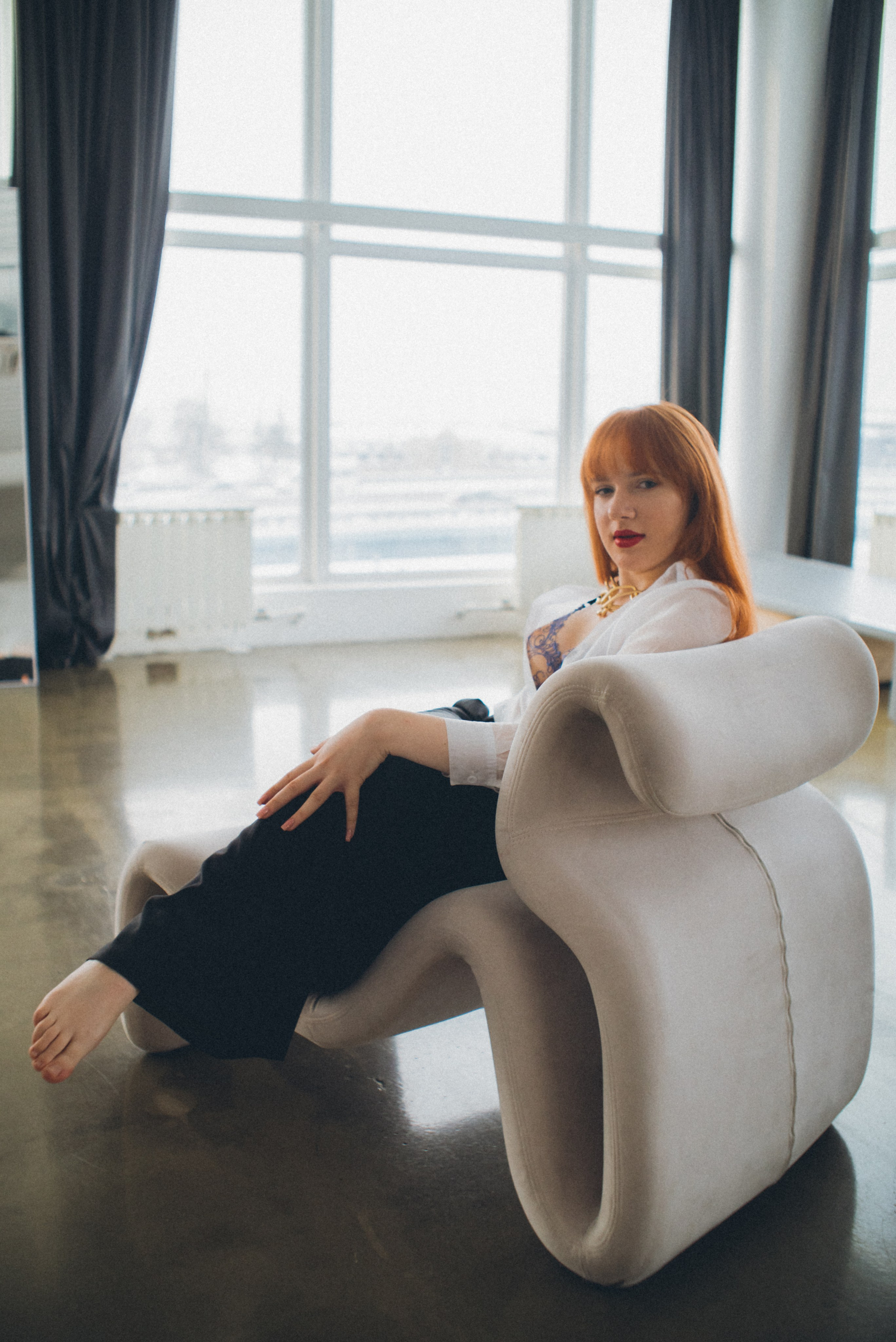 Катя, студия. Фотограф в Новосибирске Полина Колмачевская