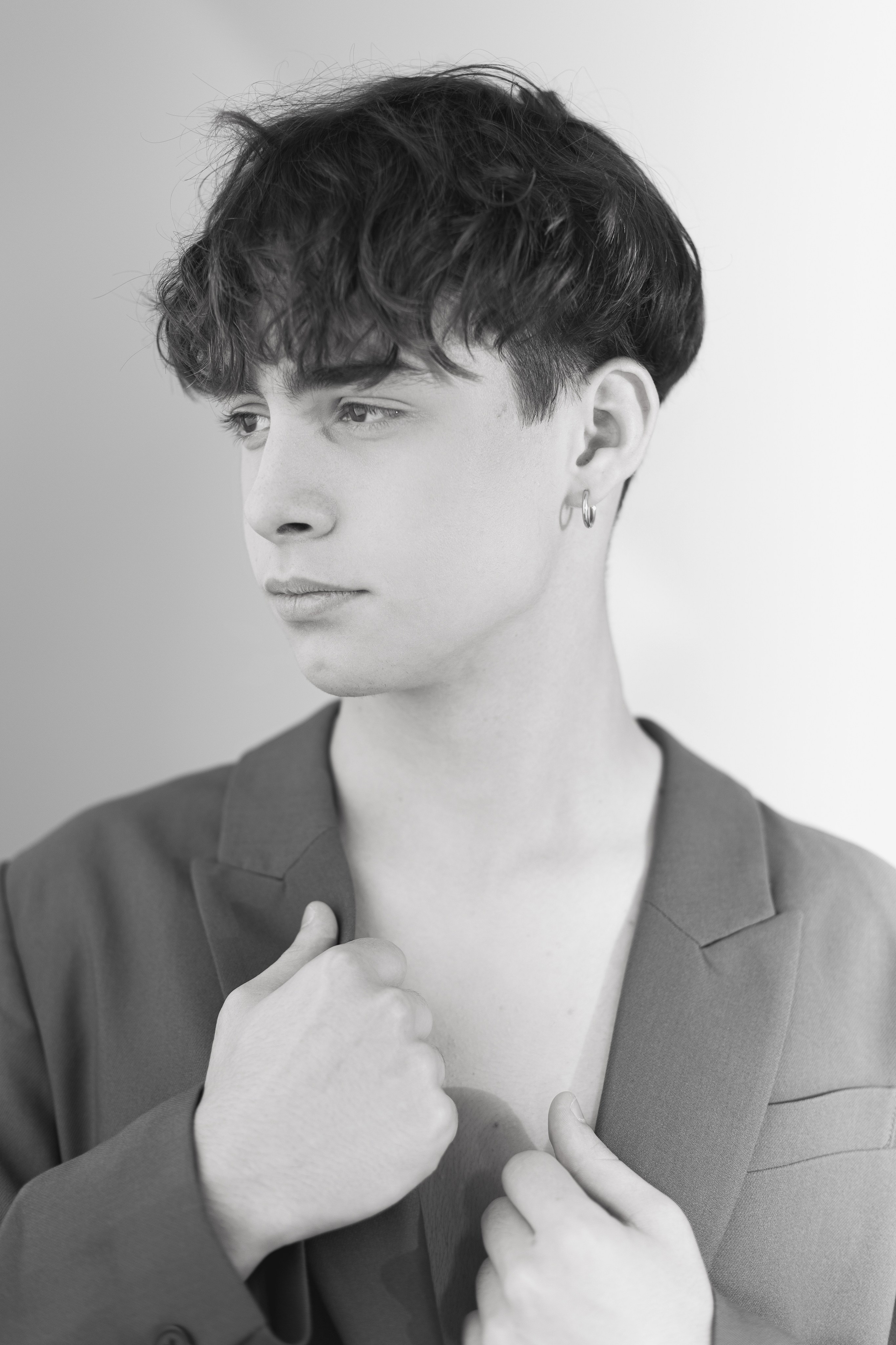 Мужской портрет ЧБ