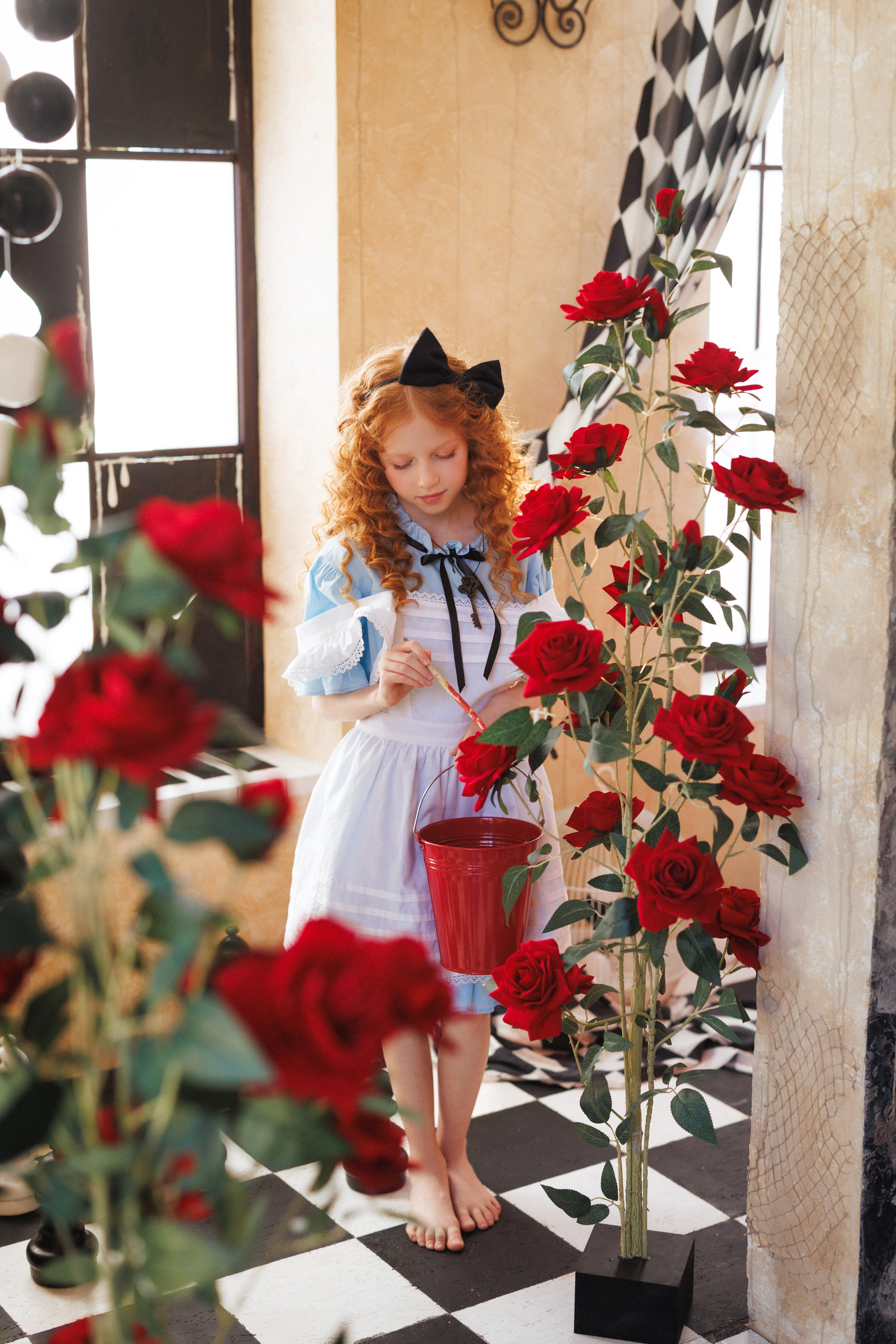 Фотосессия по мотивам мультфильма «Алиса в стране Чудес», фотостудия «Эль», город Краснодар. Семейный и детский фотограф в Краснодаре Анна Трашкова