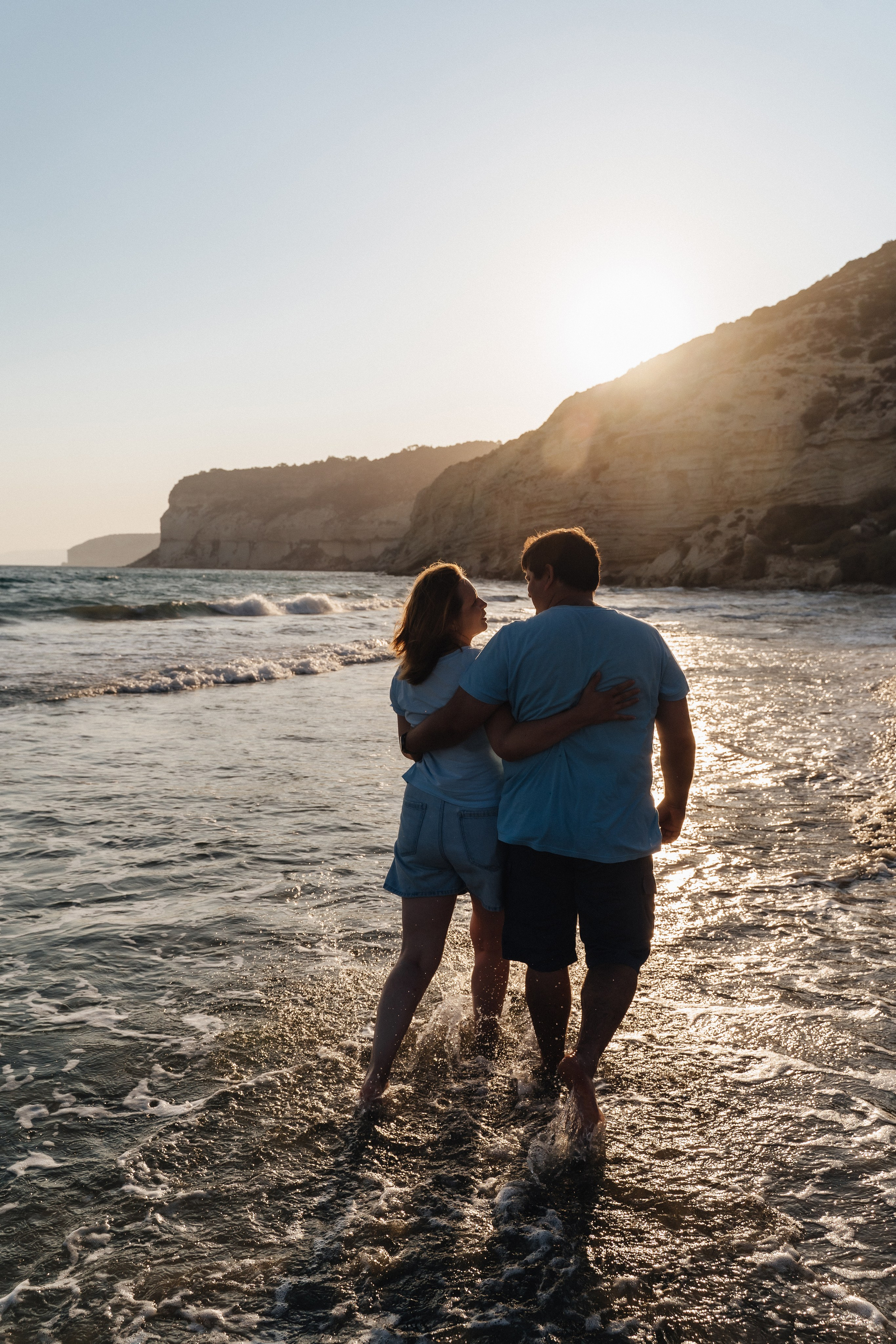 Владимир и Екатерина. Закат на пляже. Свадебный и семейный фотограф Ирина Чернова
