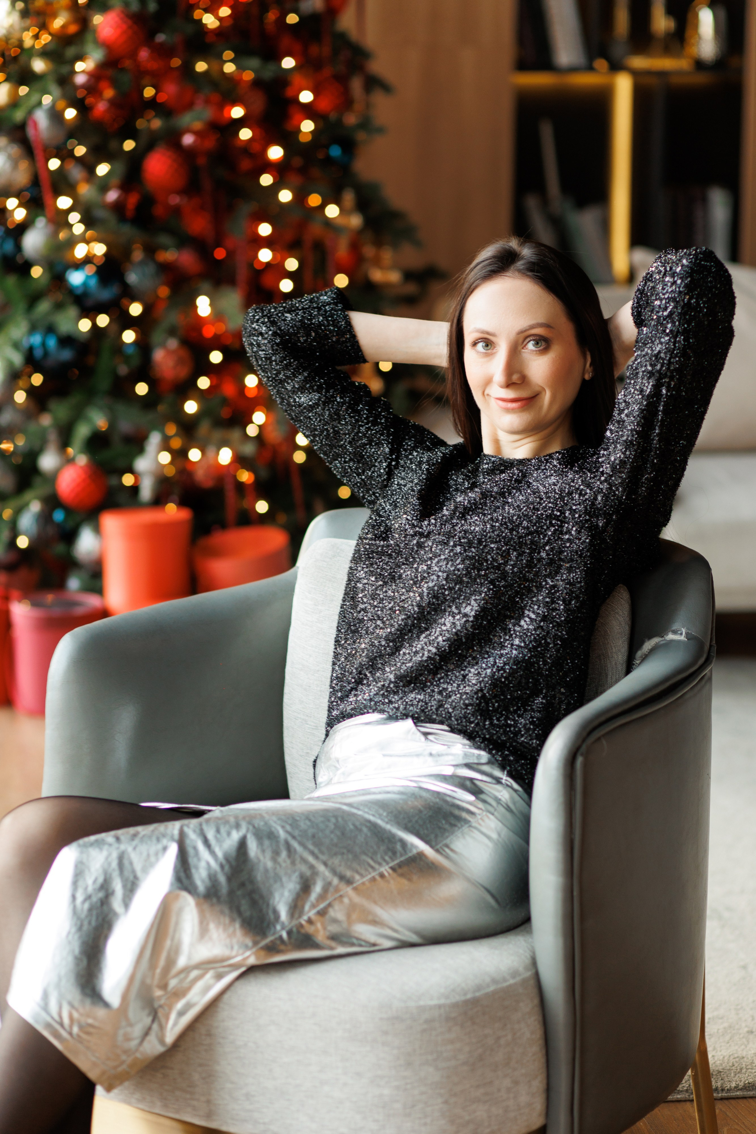 Лариса Новогодняя фотосессия. Фотограф Щелково/ Москва Татьяна Жучкова