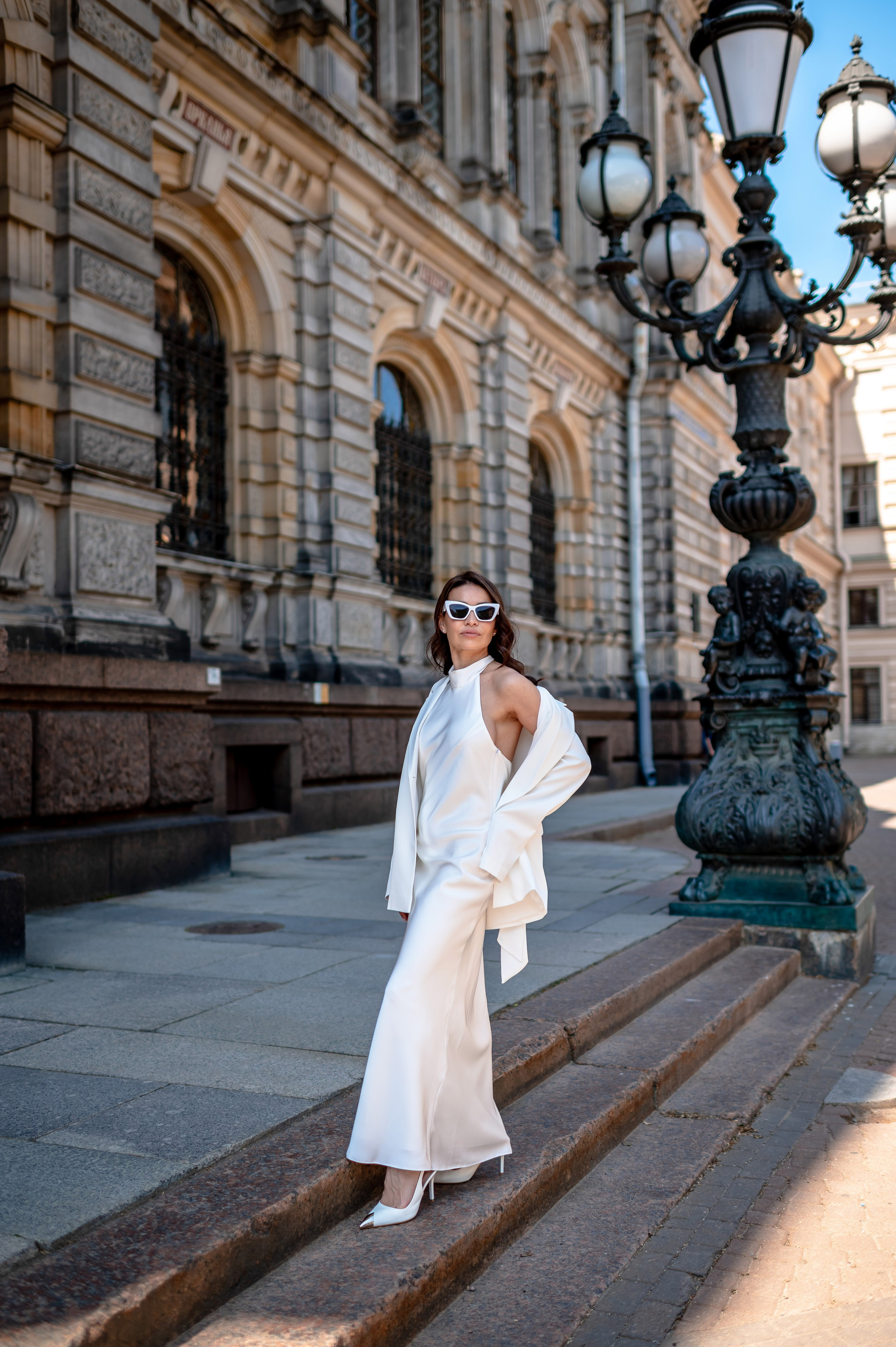 Алина и Алексей (прогулка на кабриолете, Академия Художеств, Екатерининский парк в Пушкине). Портретный, семейный и свадебный фотограф в Санкт-Петербурге и в Пушкине Ширяев Денис