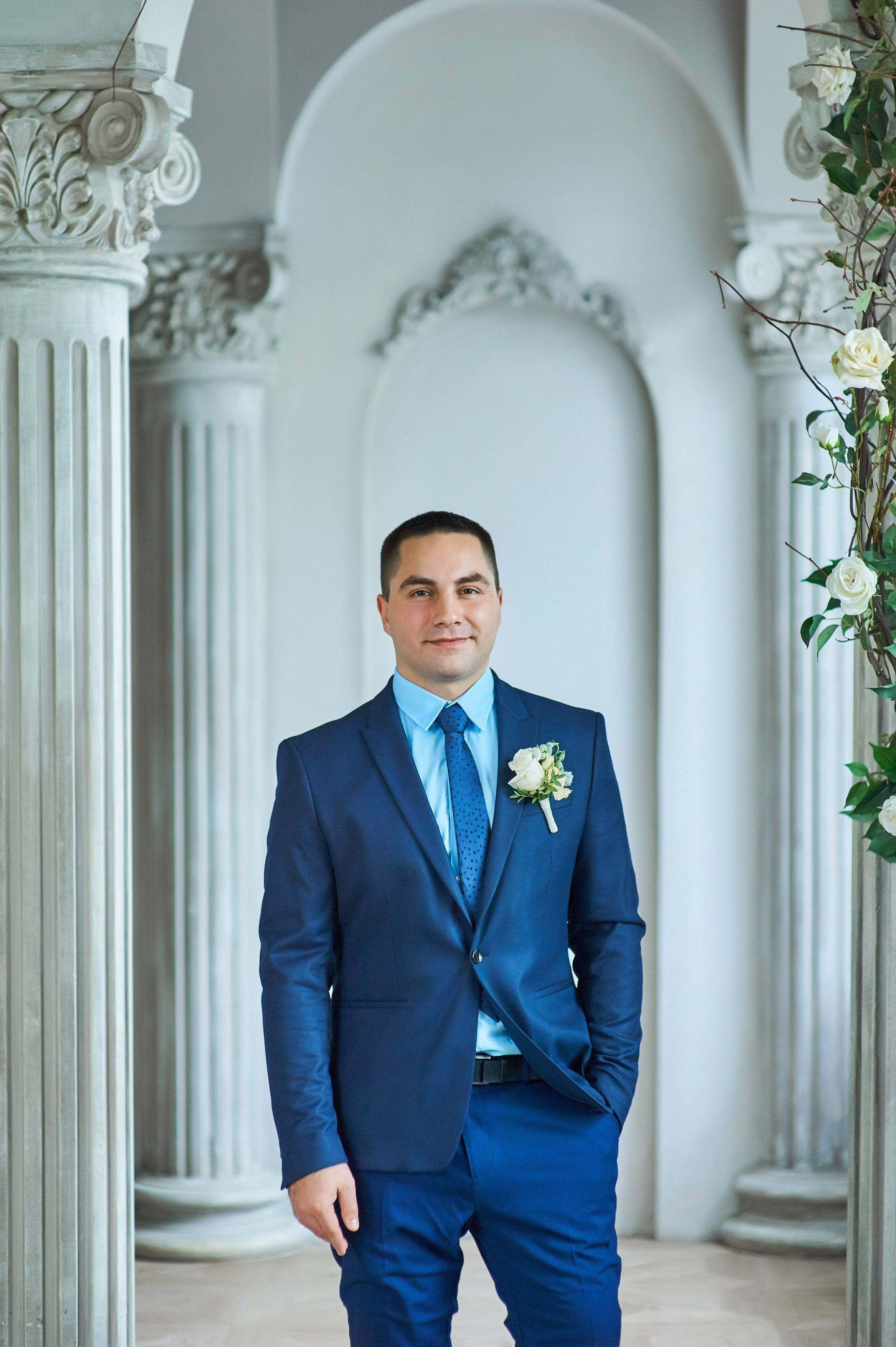 Свадебная фотосессия в студии. Портретный, семейный и свадебный фотограф в Санкт-Петербурге и в Пушкине Ширяев Денис