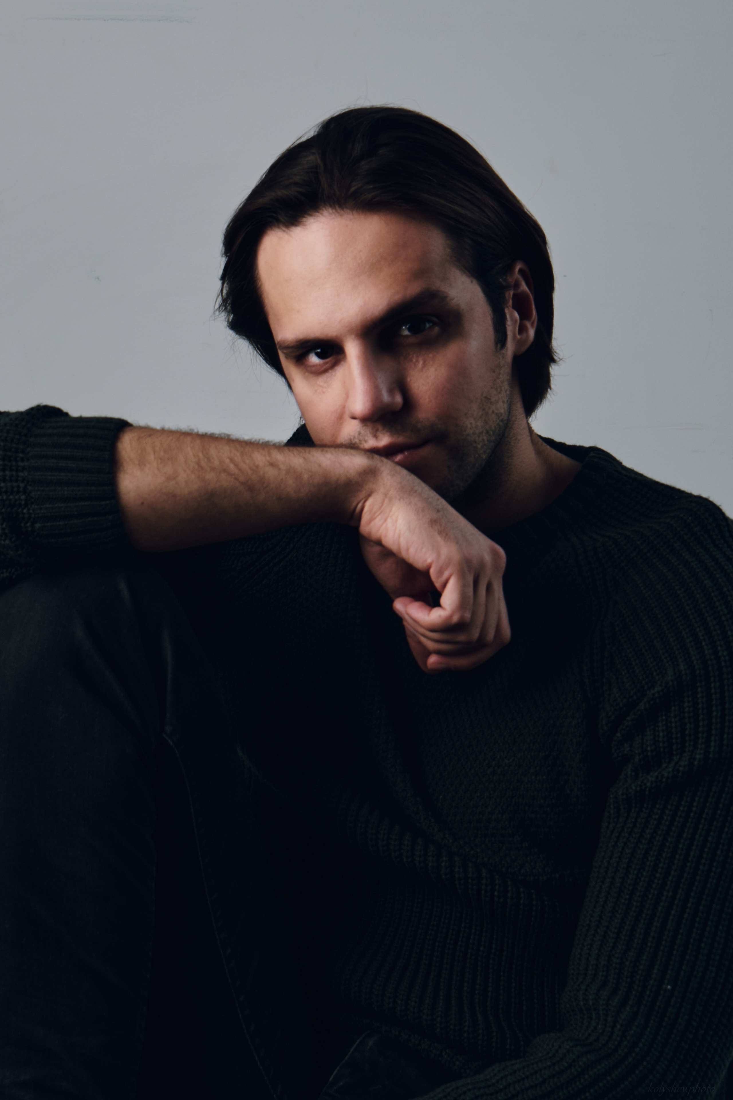 фотосессия для мужчины в студии в Коломне фотограф Колышева Виктория