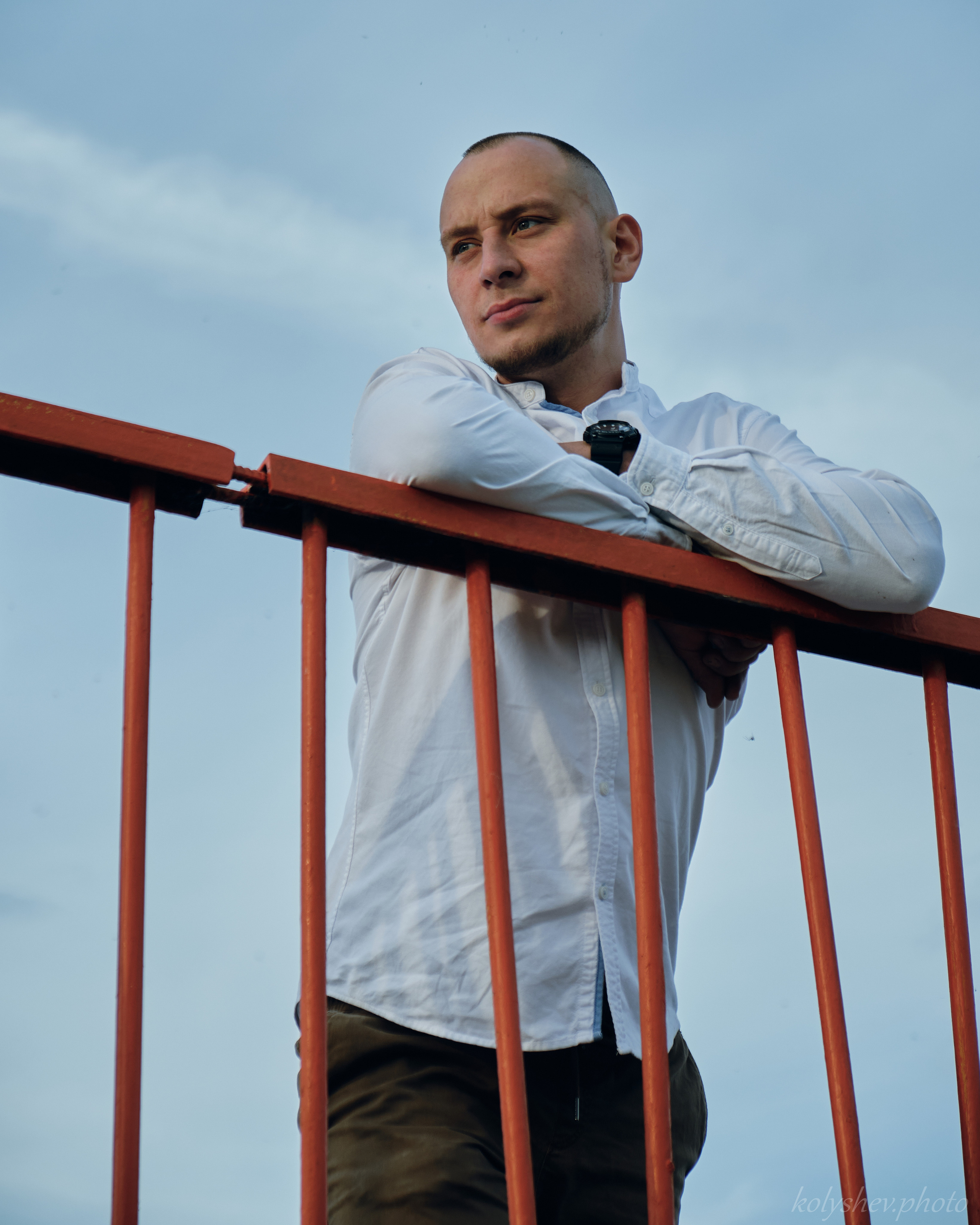 Портретная фотосессия с использованием различных задних планов