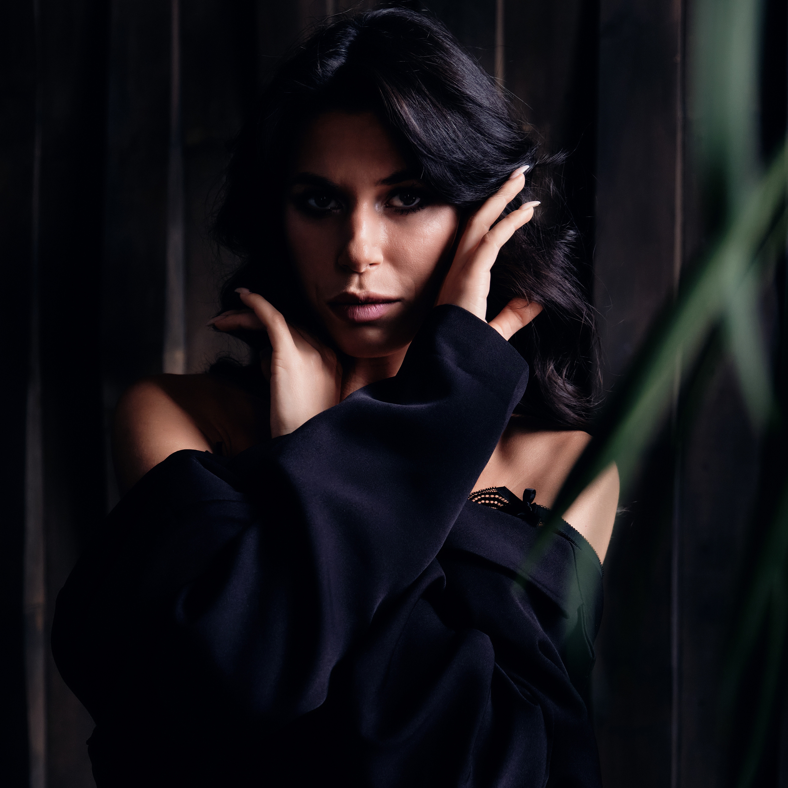 Женская будуарная съёмка. Портретный фотограф на новый год в Москве Виктория Колышева