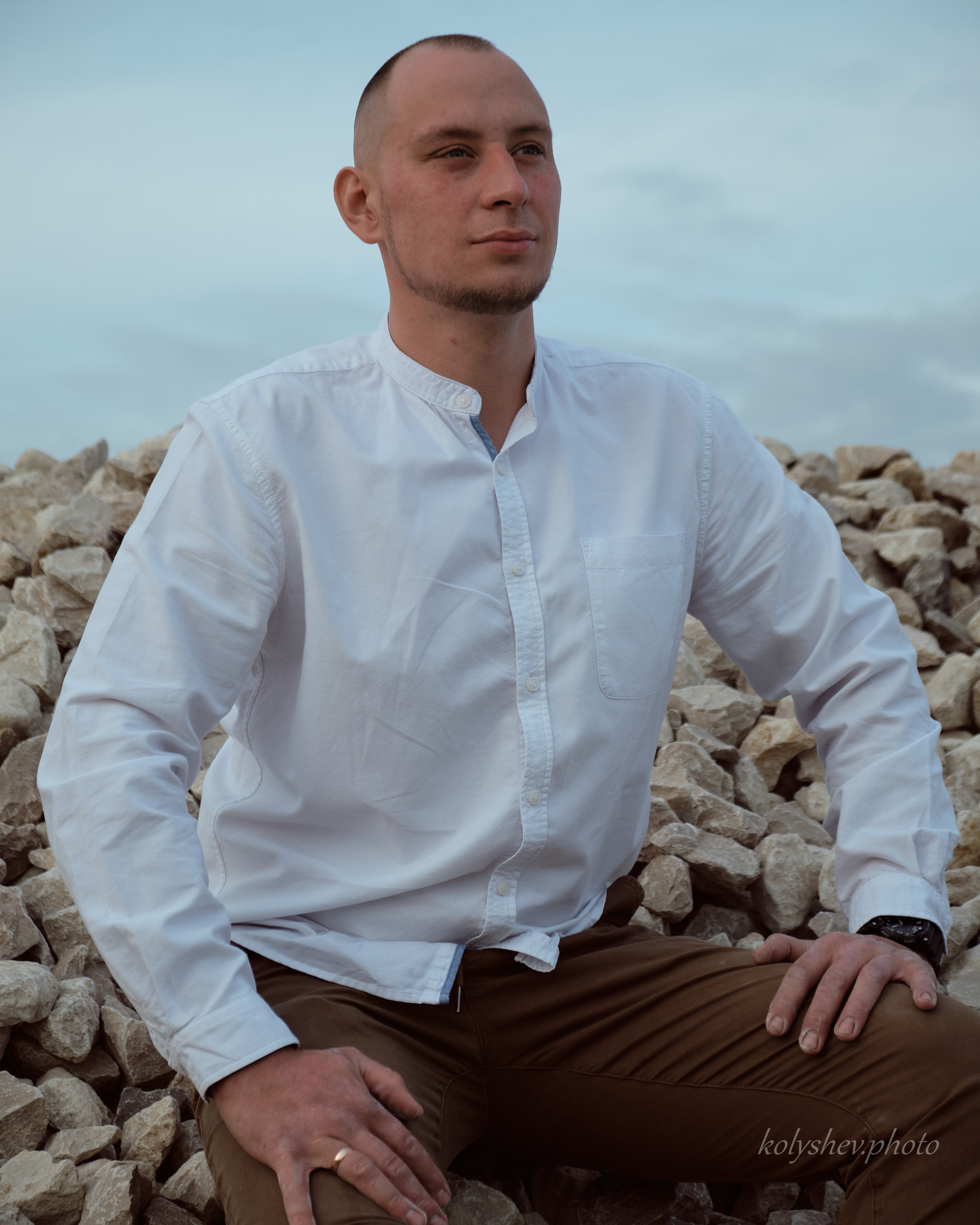Профессиональные портреты для мужской модели фотограф в Москве Колышева Виктория