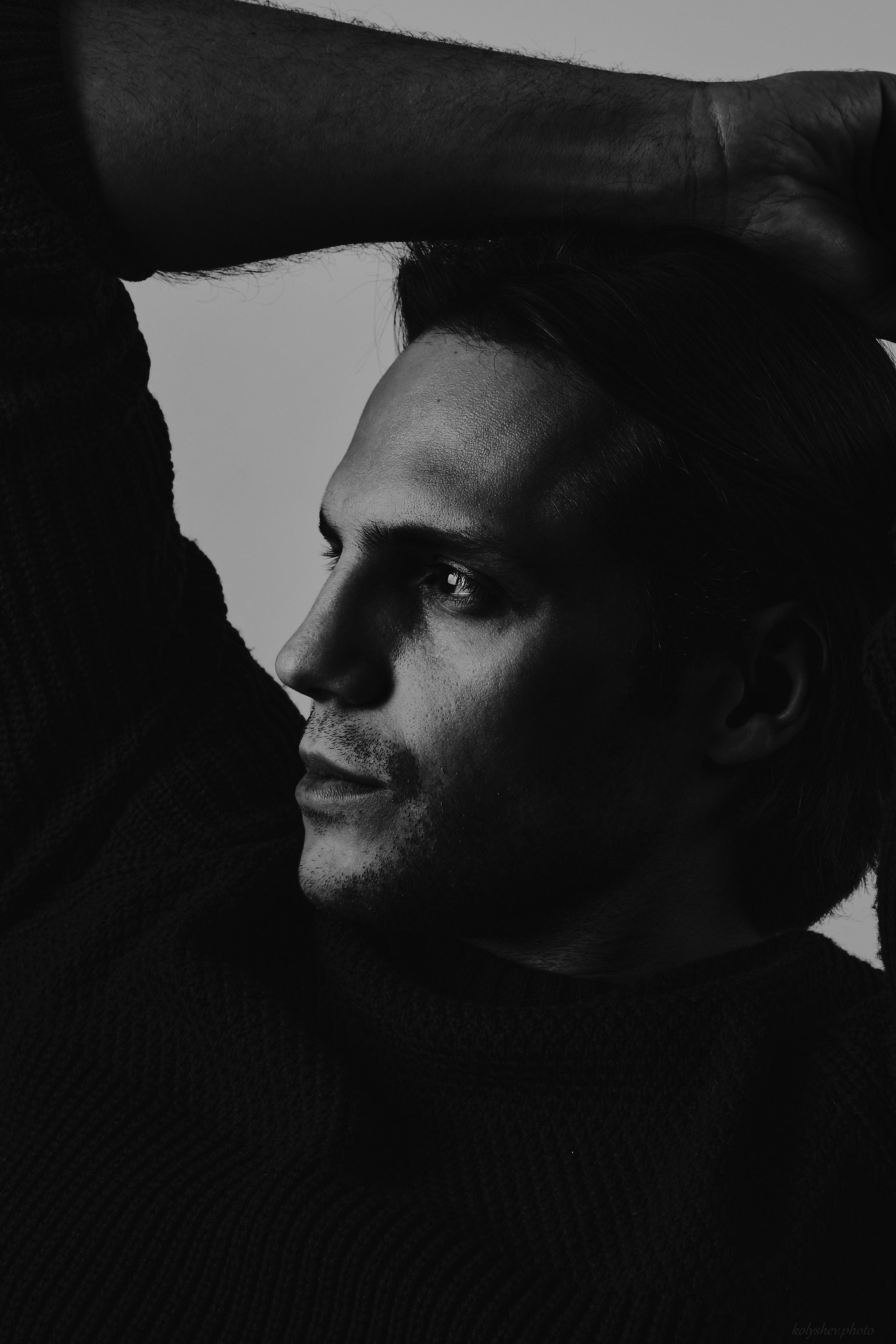 фотосессия для мужчины в студии в Раменском фотограф Колышева Виктория