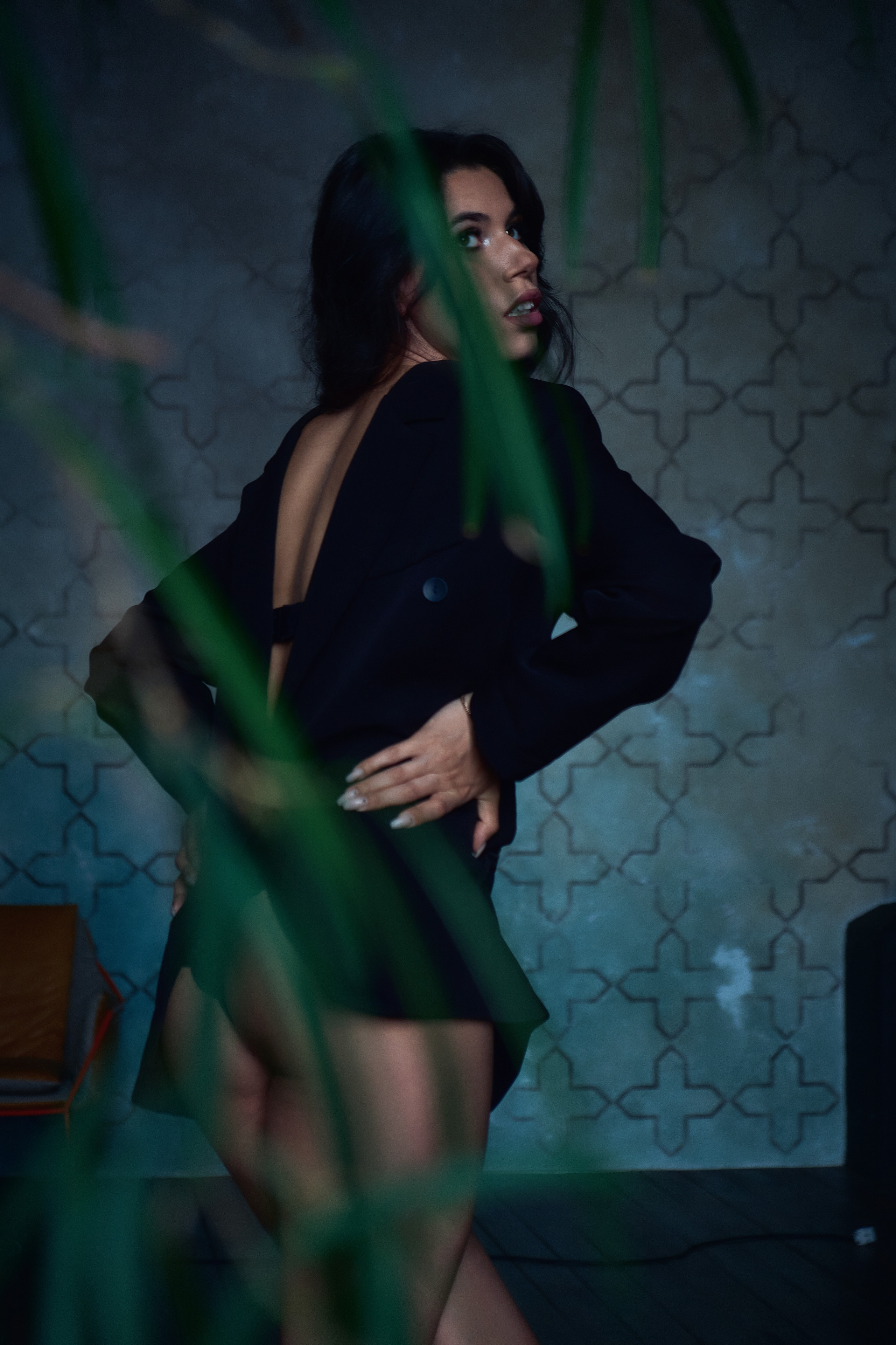 Женская будуарная съёмка. Портретный фотограф на новый год в Москве Виктория Колышева