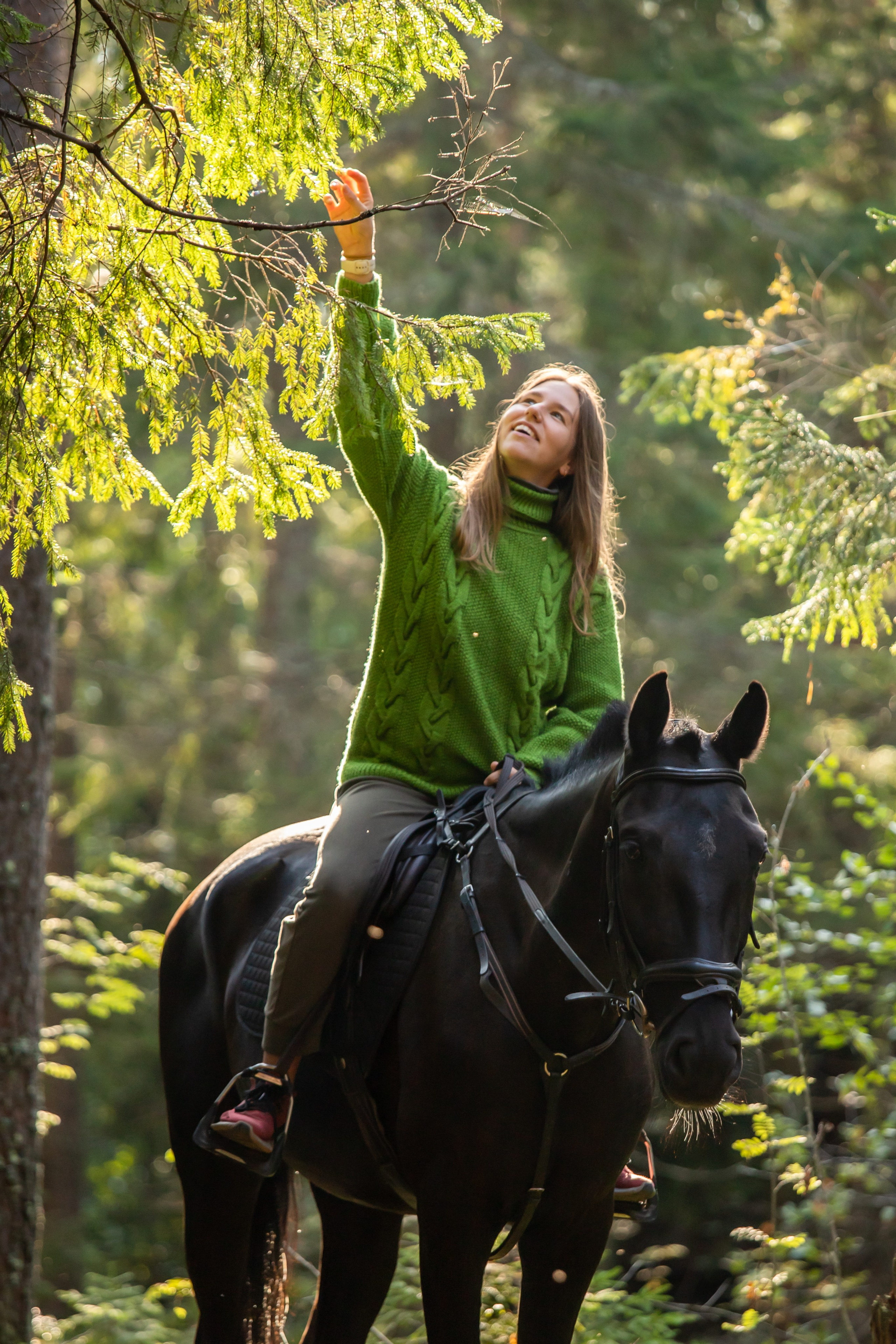 Фотопрогулки с Гороскопом. Конный фотограф в Санкт-Петербурге Анна Лебедева