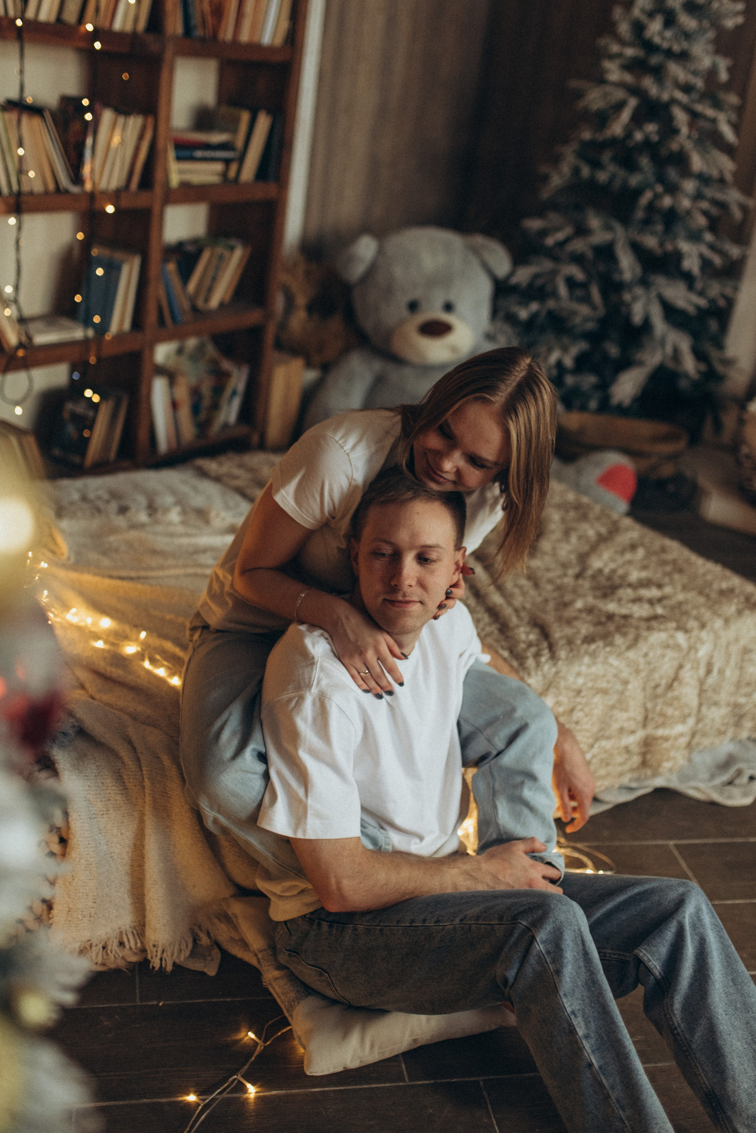 Новогодняя lovestory. Семейный фотограф в Москве Екатерина Север
