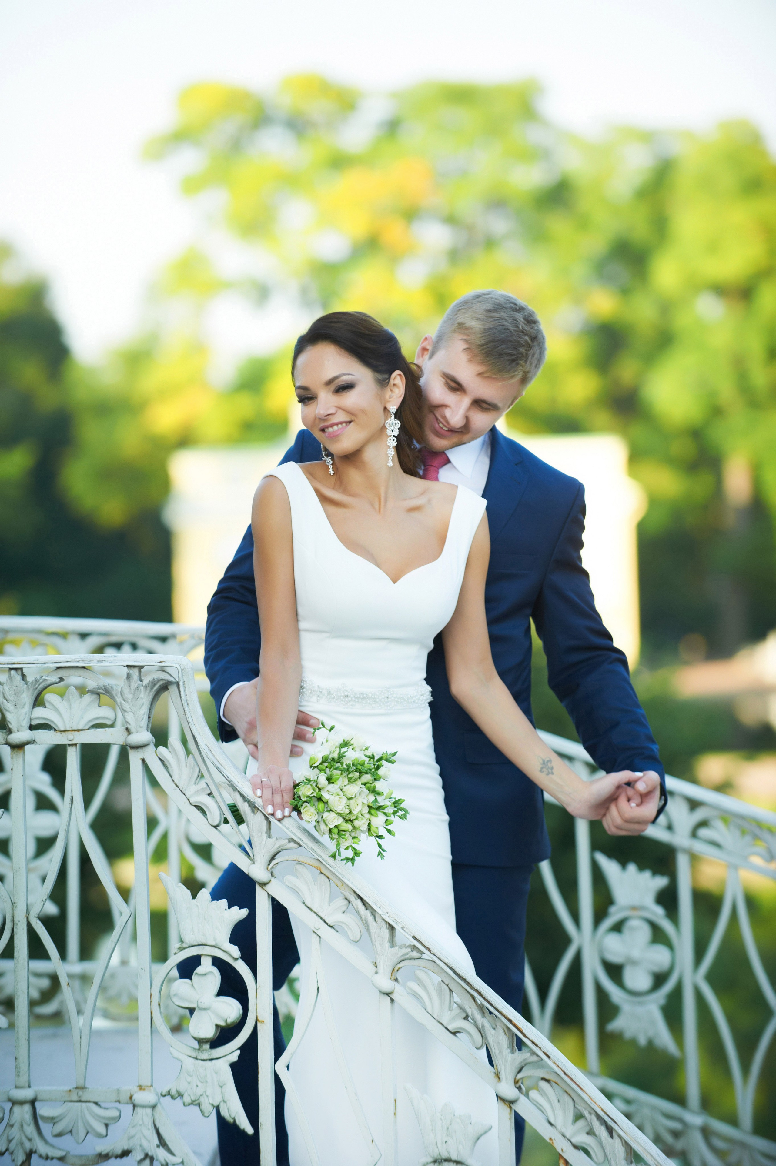 Максим и Наталья (свадебная фотосессия в Пушкине в Екатерининском парке). Портретный, семейный и свадебный фотограф в Санкт-Петербурге и в Пушкине Ширяев Денис