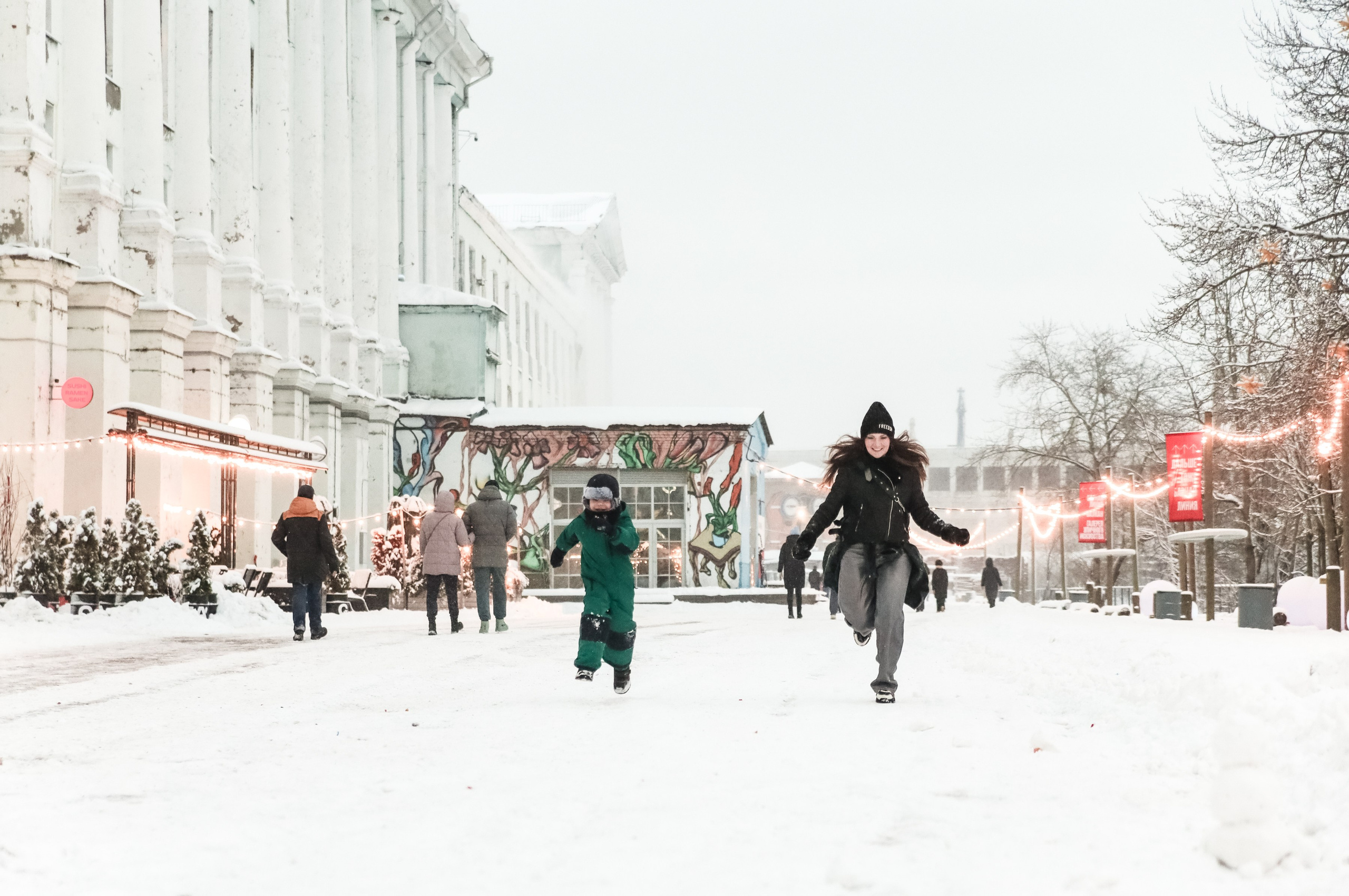 Зима. Севкабель. Семейный фотограф, свадебный фотограф, женский портрет в Санкт-Петербу