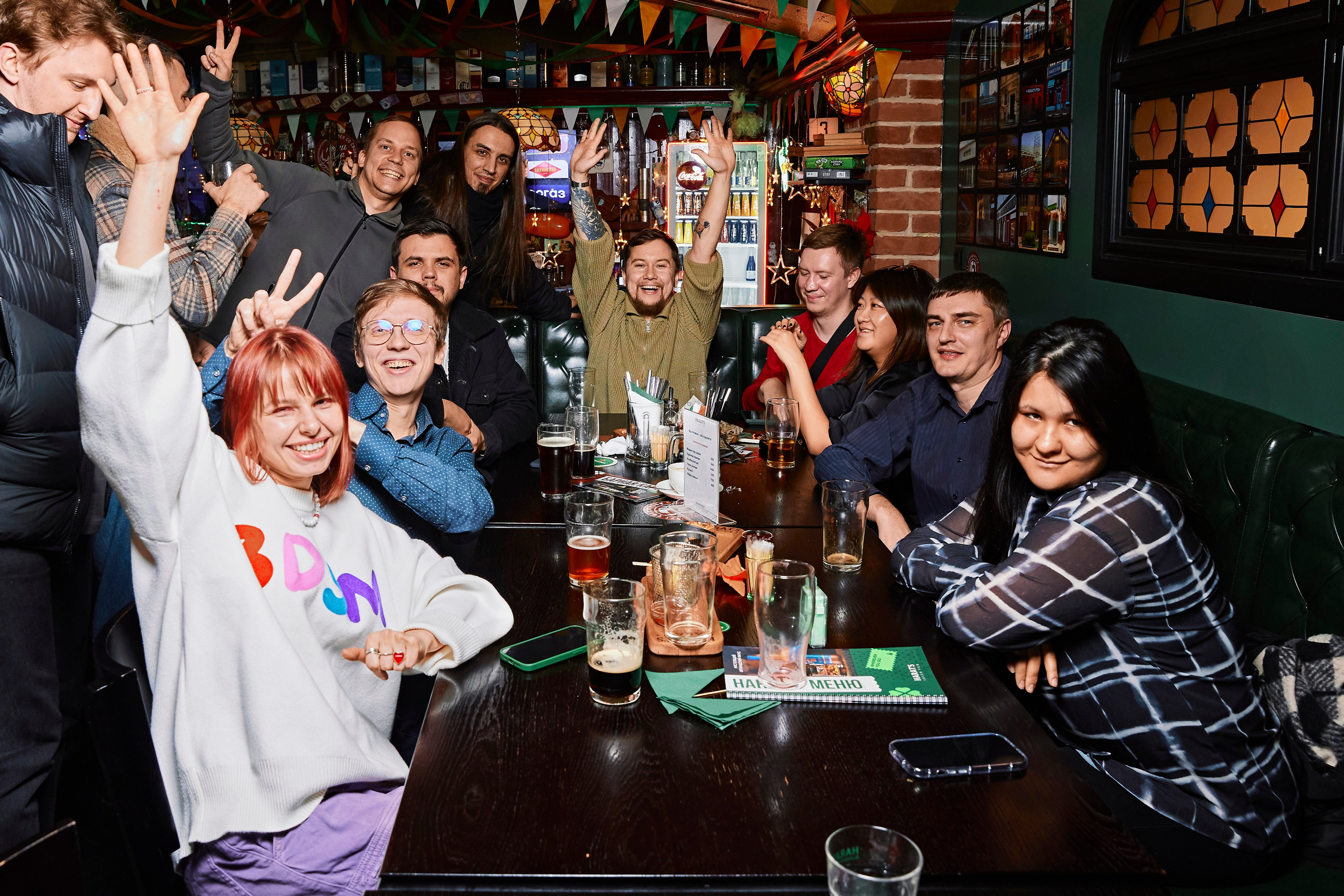 Новогодние выходные в Harat’s pub. Фотограф Александра Иванова