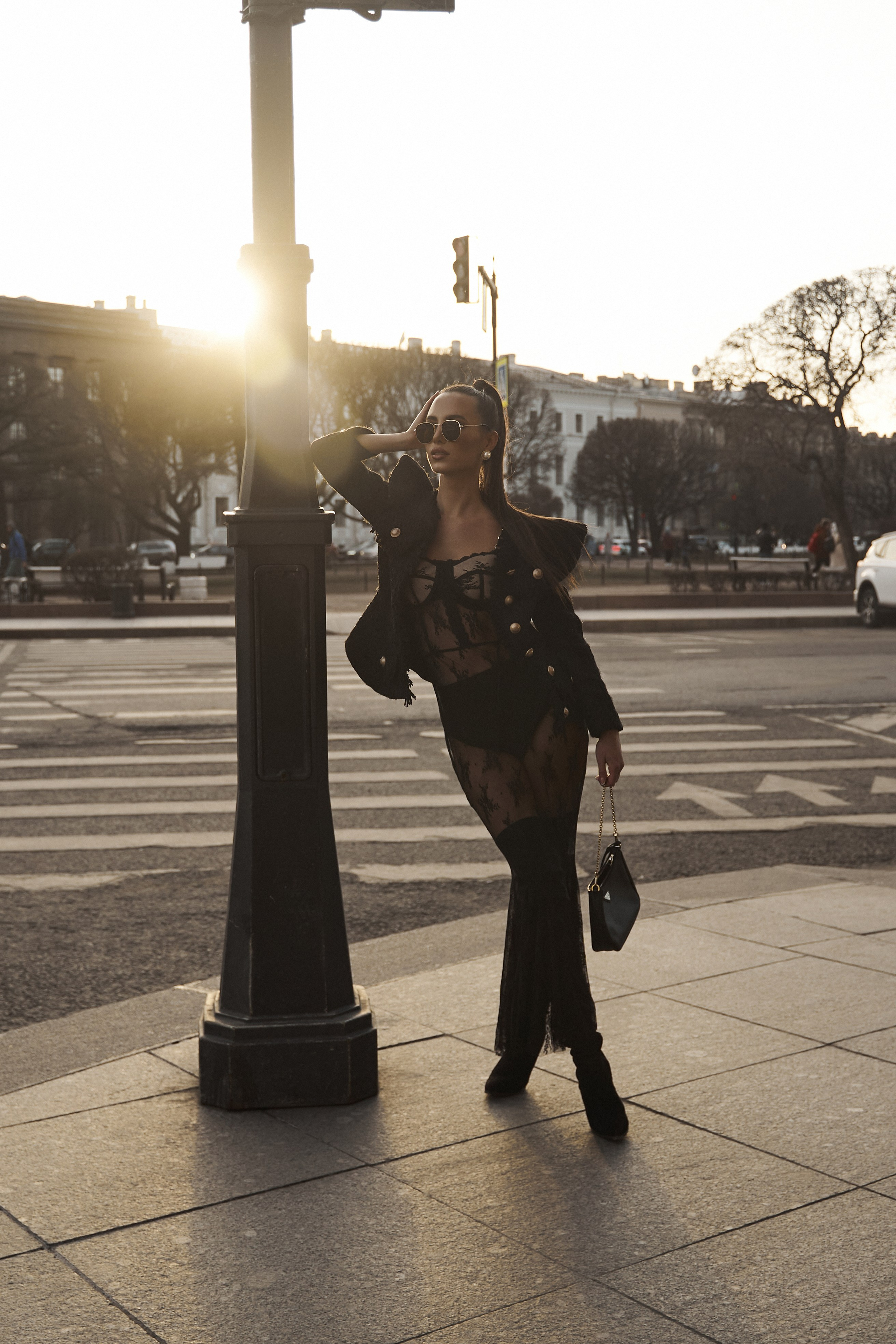 Блогер у Исакиевского  собора