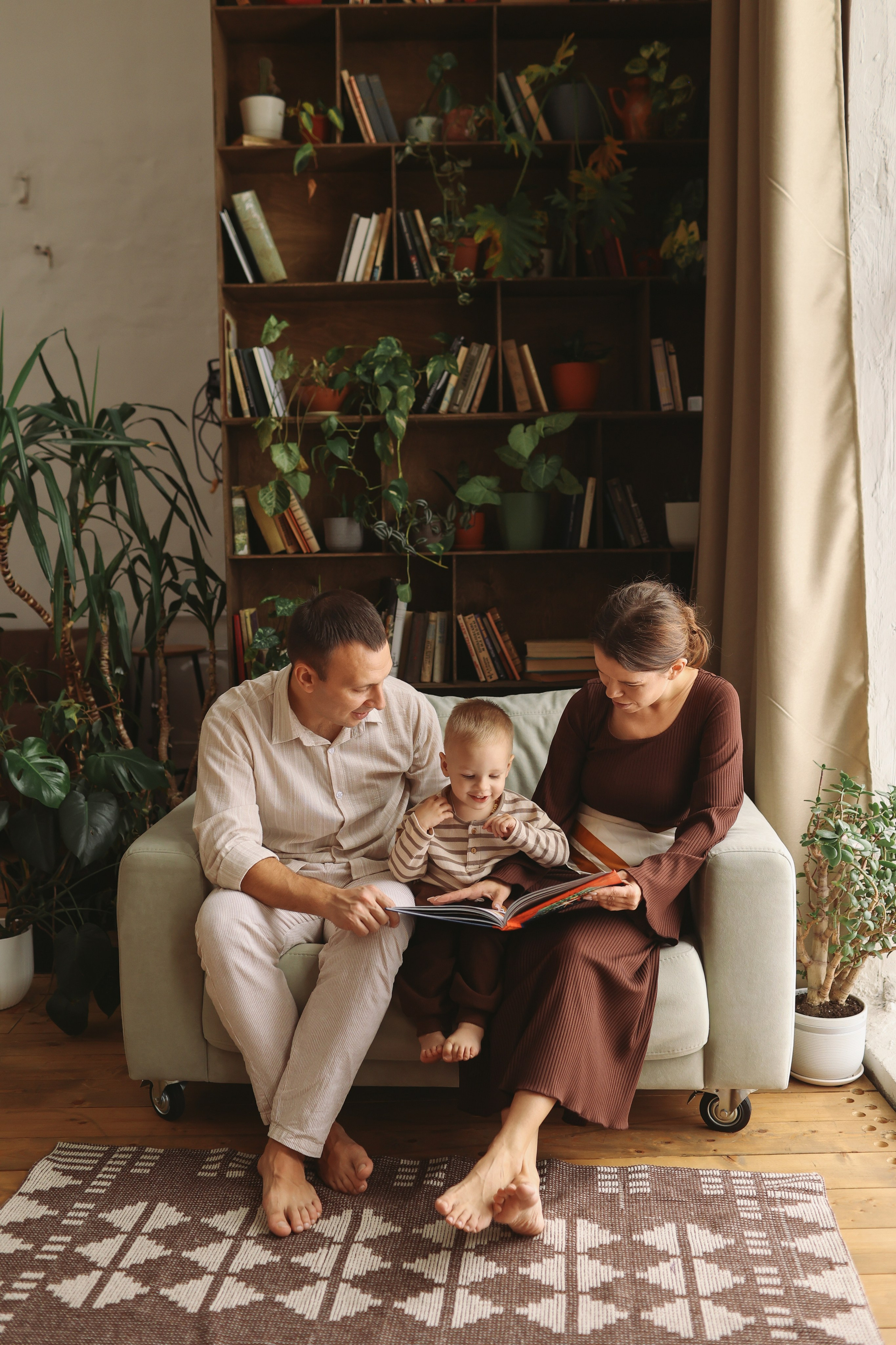 Таня Николай и маленький Савелий. Фотограф Владимир Москва